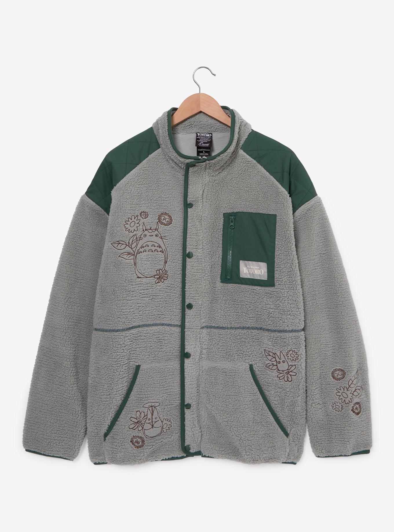 Studio Ghibli® My Neighbor Totoro Floral Icons Sherpa Jacket, , hi-res