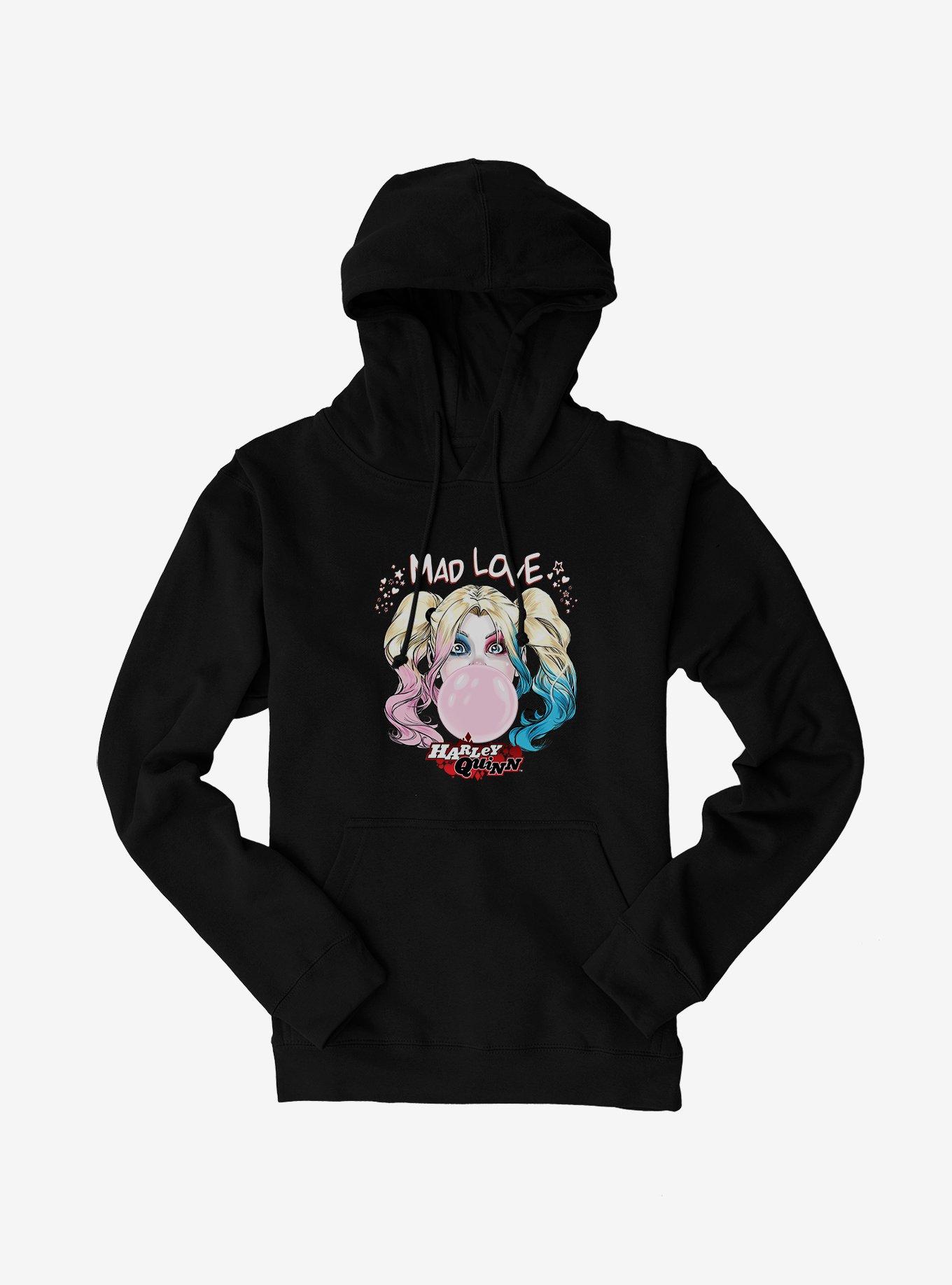 DC Comics Batman Harley Quinn Mad Love Hoodie,New Products : American Fashion Style Bags On Sale