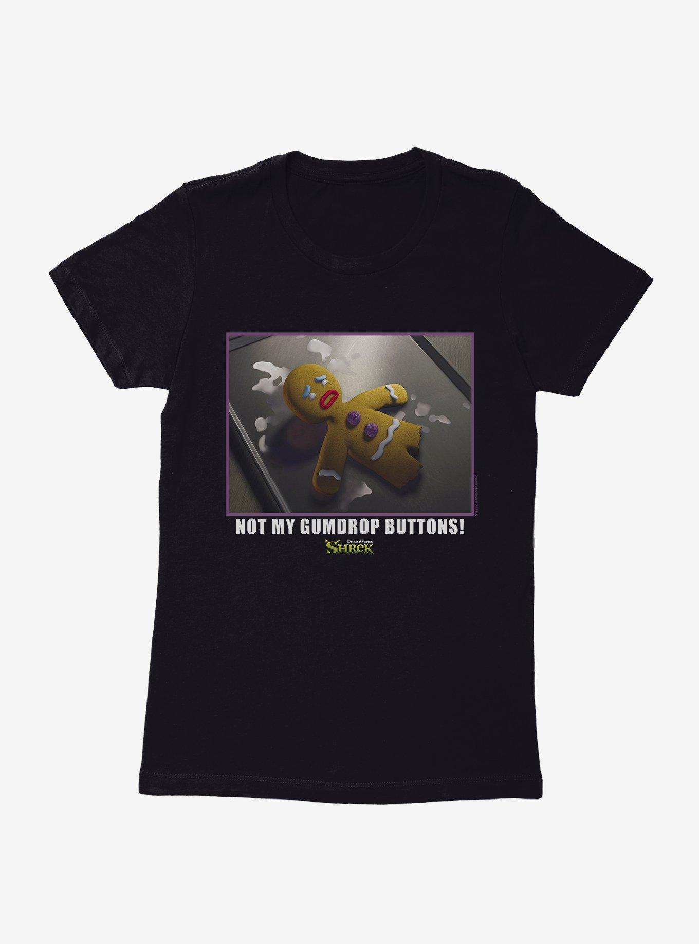 Shrek Not My Gumdrop Buttons Womens T-Shirt,New Products : American Fashion Style Bags On Sale