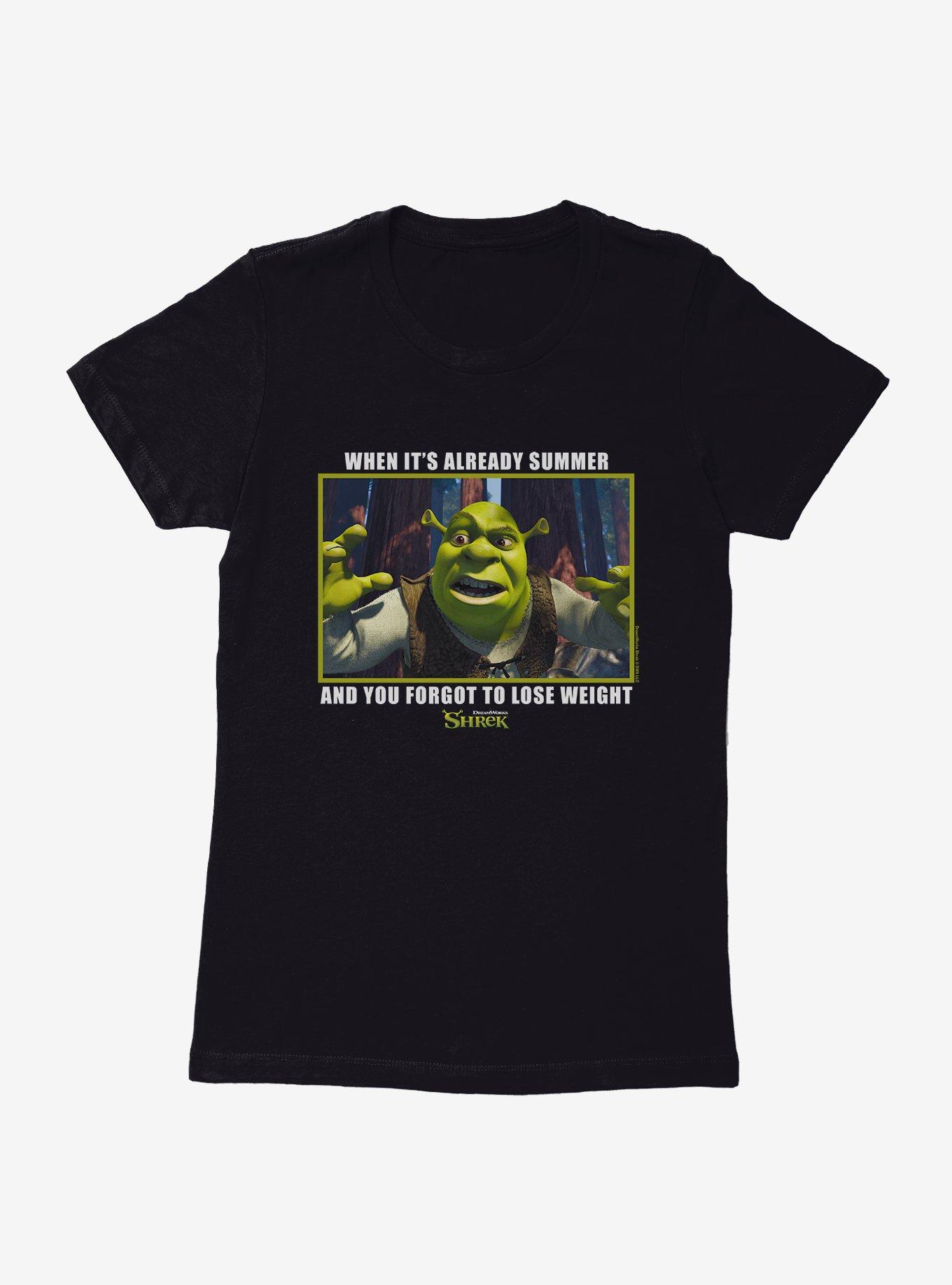 Shrek When It´s Already Summer Womens T-Shirt,New Products : American Fashion Style Bags On Sale