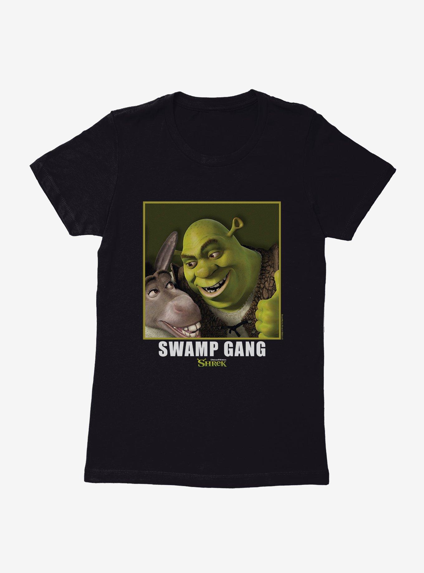 Shrek Swamp Gang Womens T-Shirt,New Products : American Fashion Style Bags On Sale