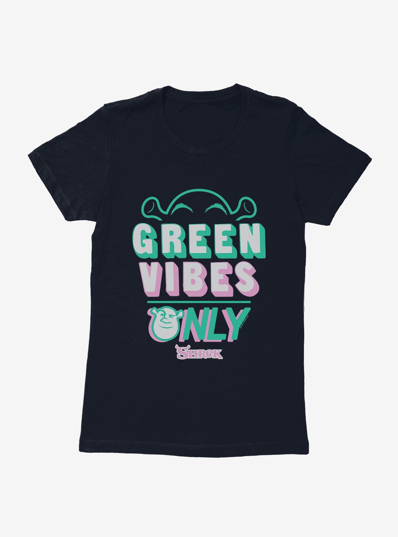 Shrek Green Vibes Womens T-Shirt,New Products : American Fashion Style Bags On Sale