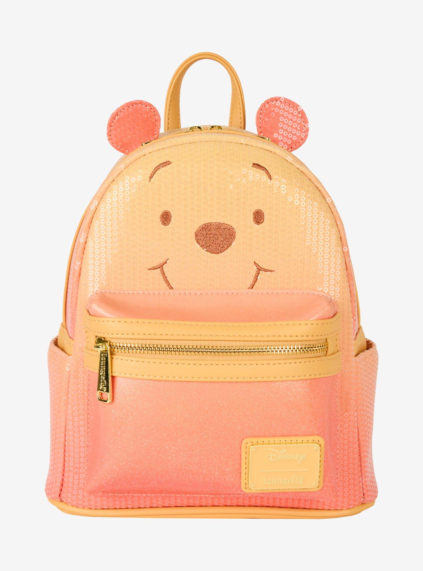 Loungefly Winnie The Pooh Sequin Mini Backpack, , hi-res