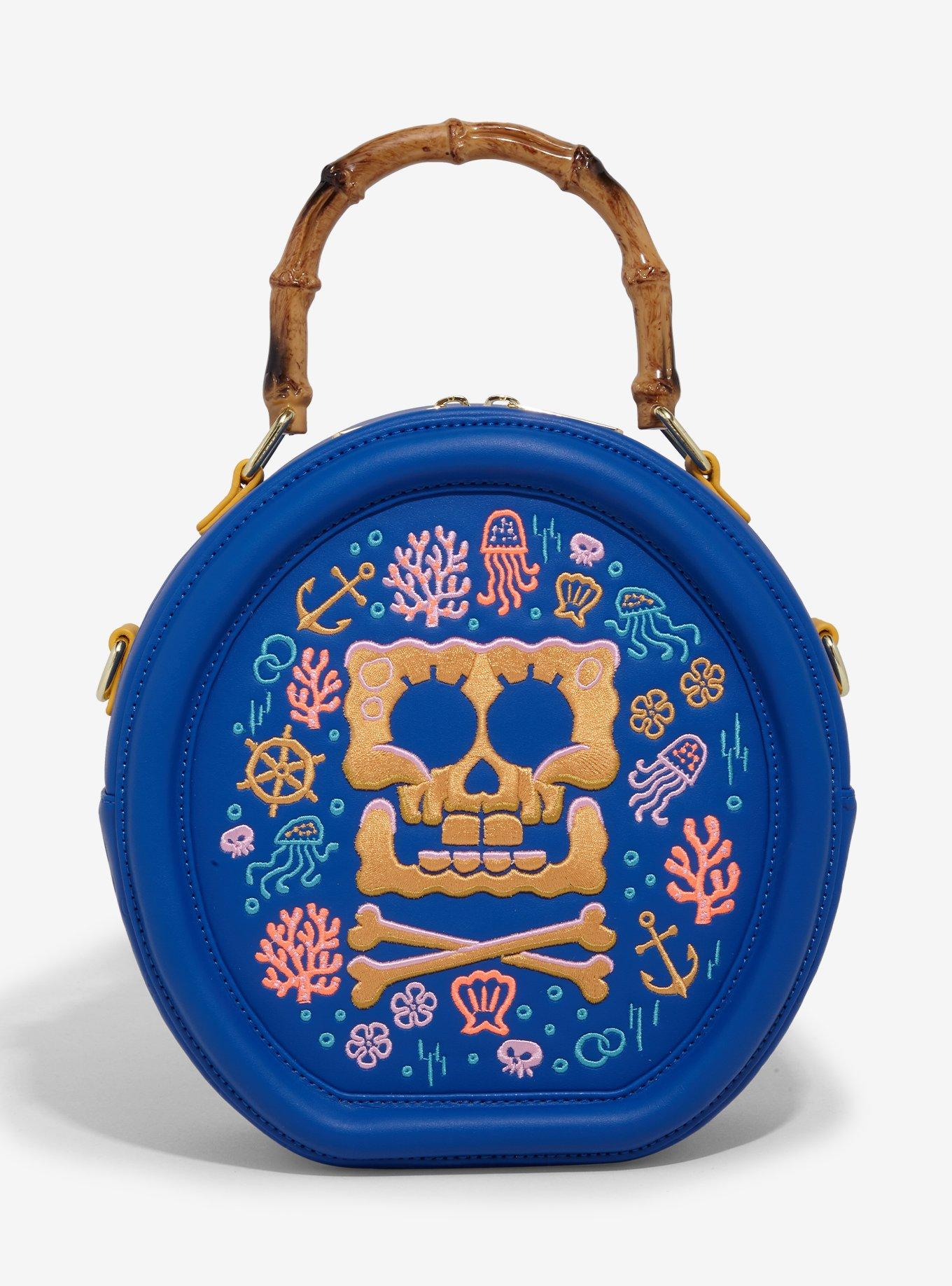 Loungefly SpongeBob SquarePants Skull & Crossbones Crossbody Bag, , hi-res