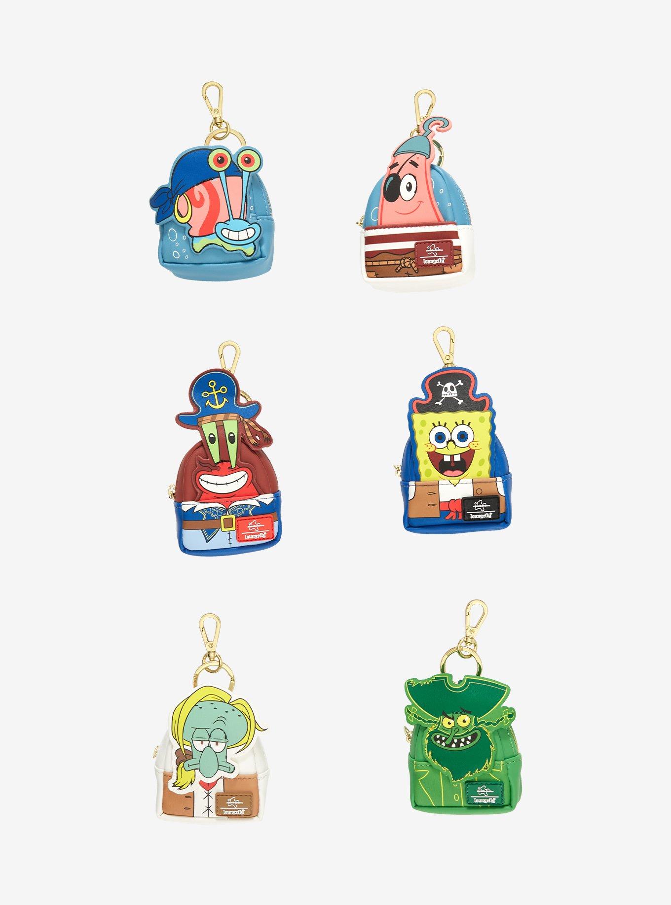 Loungefly SpongeBob SquarePants Character Blind Box Coin Purse Bag Charm, , hi-res