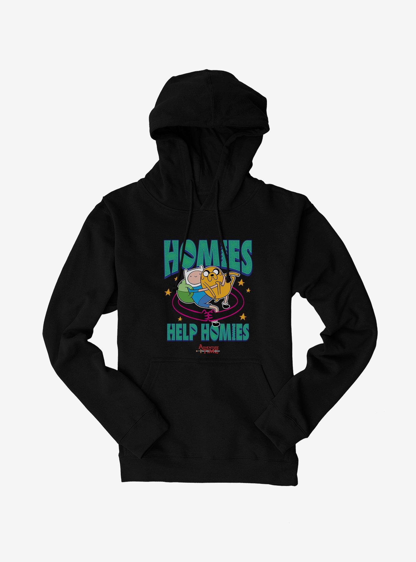 Adventure Time Homies Help Homies Hoodie,All Products : American Fashion Style Bags On Sale