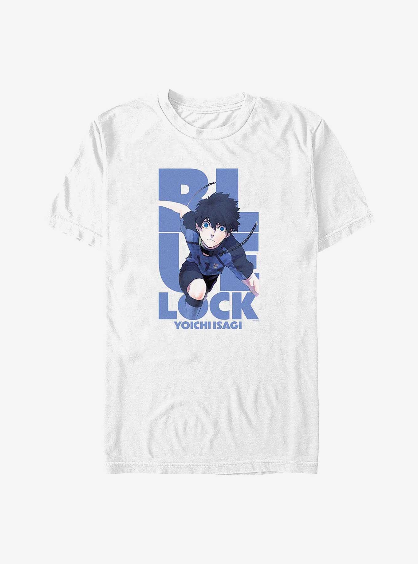 Blue Lock Yoichi Isagi Big & Tall T-Shirt, WHITE, hi-res