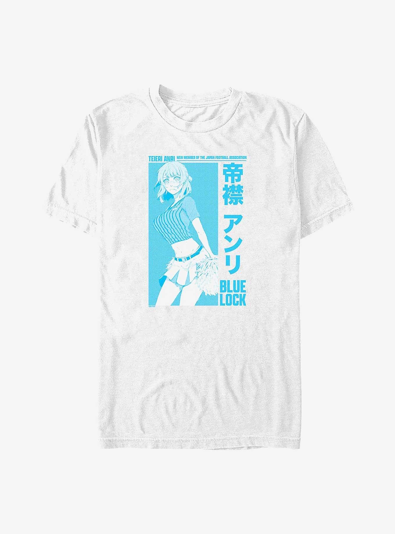 Blue Lock New Member Anri Teieri Big & Tall T-Shirt, WHITE, hi-res