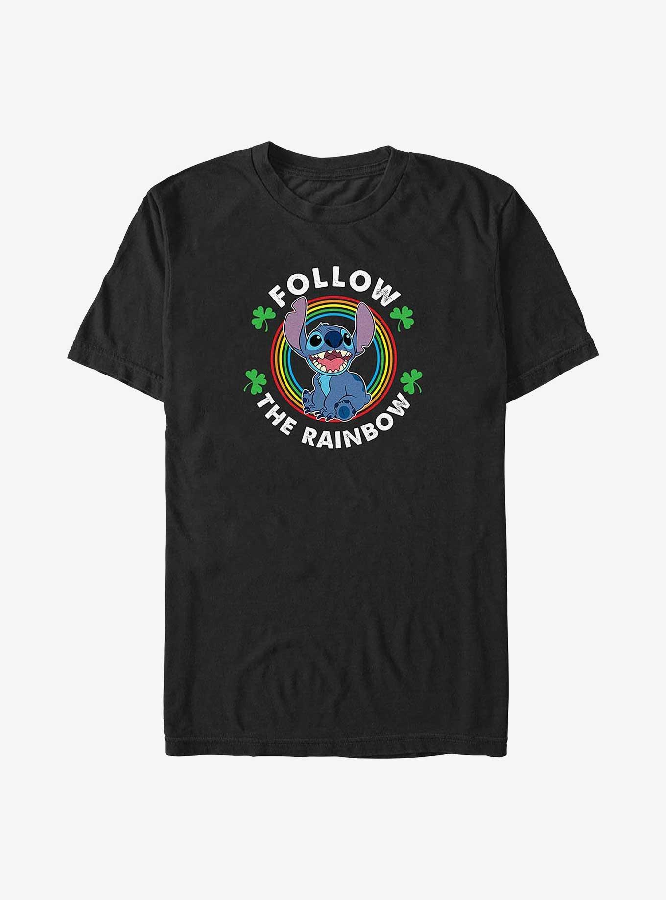 Disney Lilo & Stitch Rainbow Big & Tall T-Shirt, , hi-res