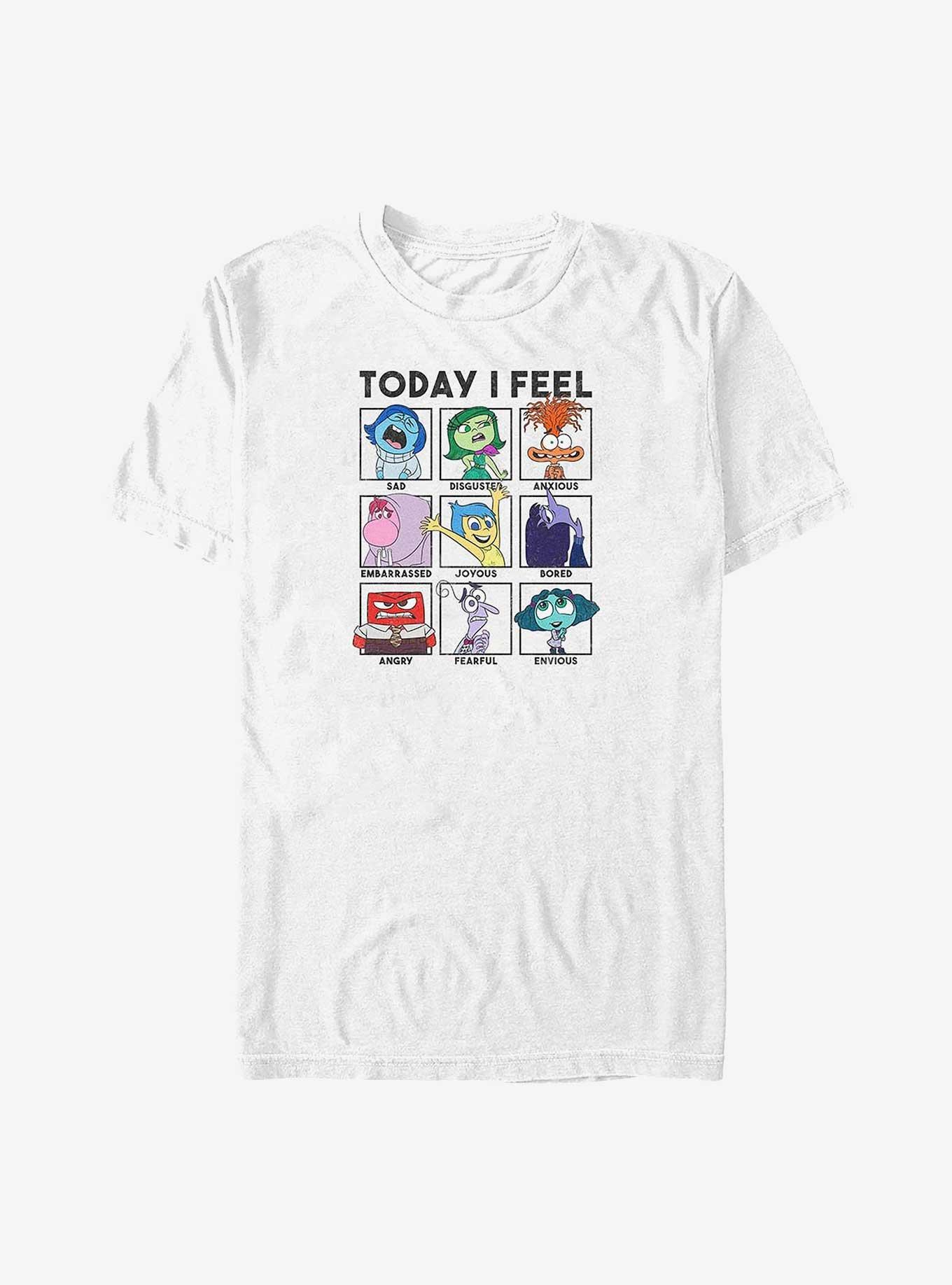 Disney Pixar Inside Out Today Big & Tall T-Shirt, WHITE, hi-res