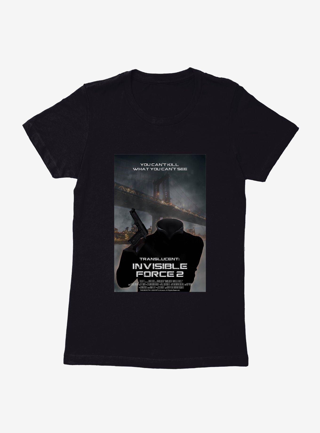 The Boys Translucent: Invisible Force 2 Movie Poster Womens T-Shirt,New Products : American Fashion Style Bags On Sale