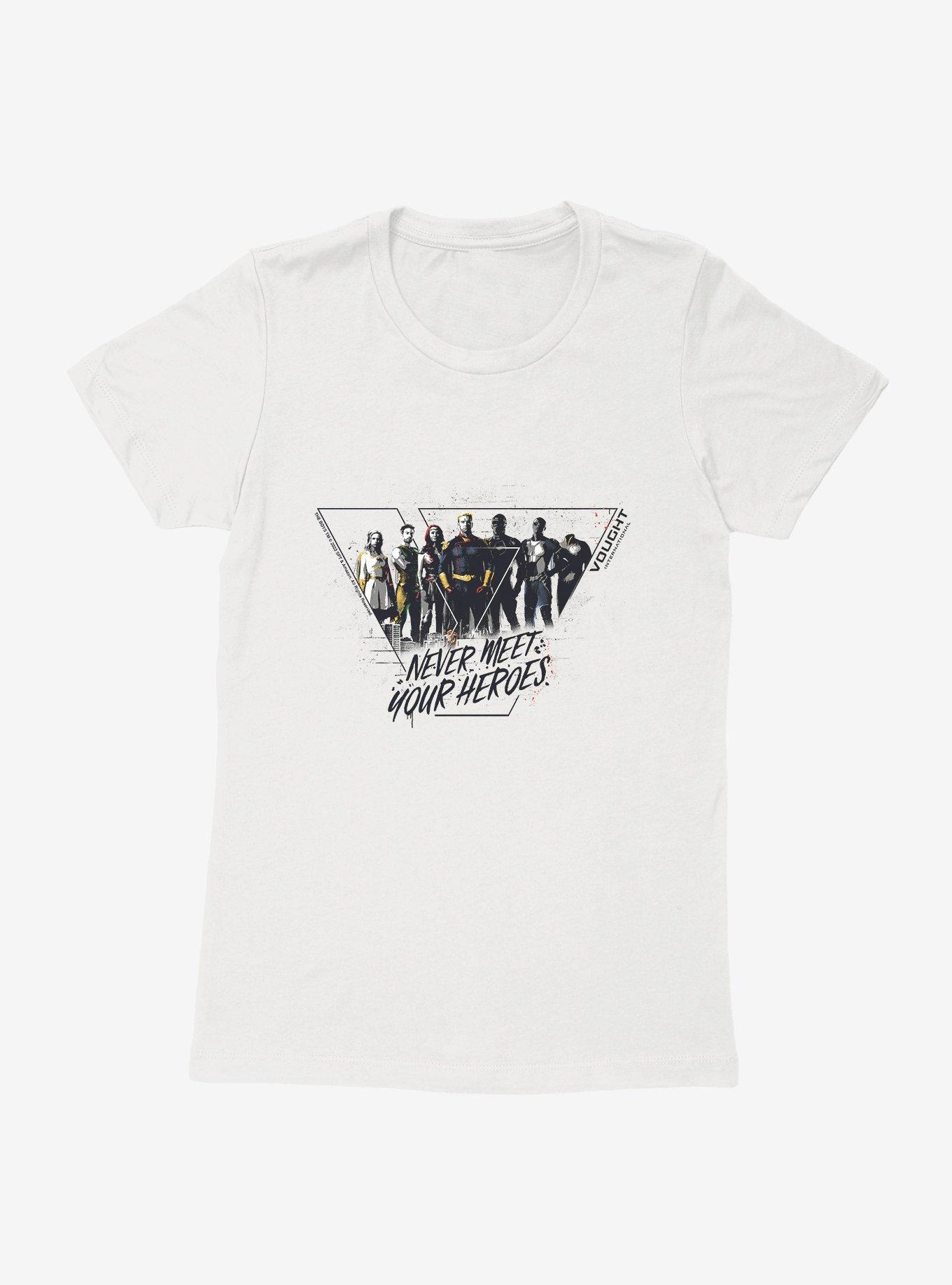 The Boys Never Meet Your Heroes Womens T-Shirt,New Products : American Fashion Style Bags On Sale