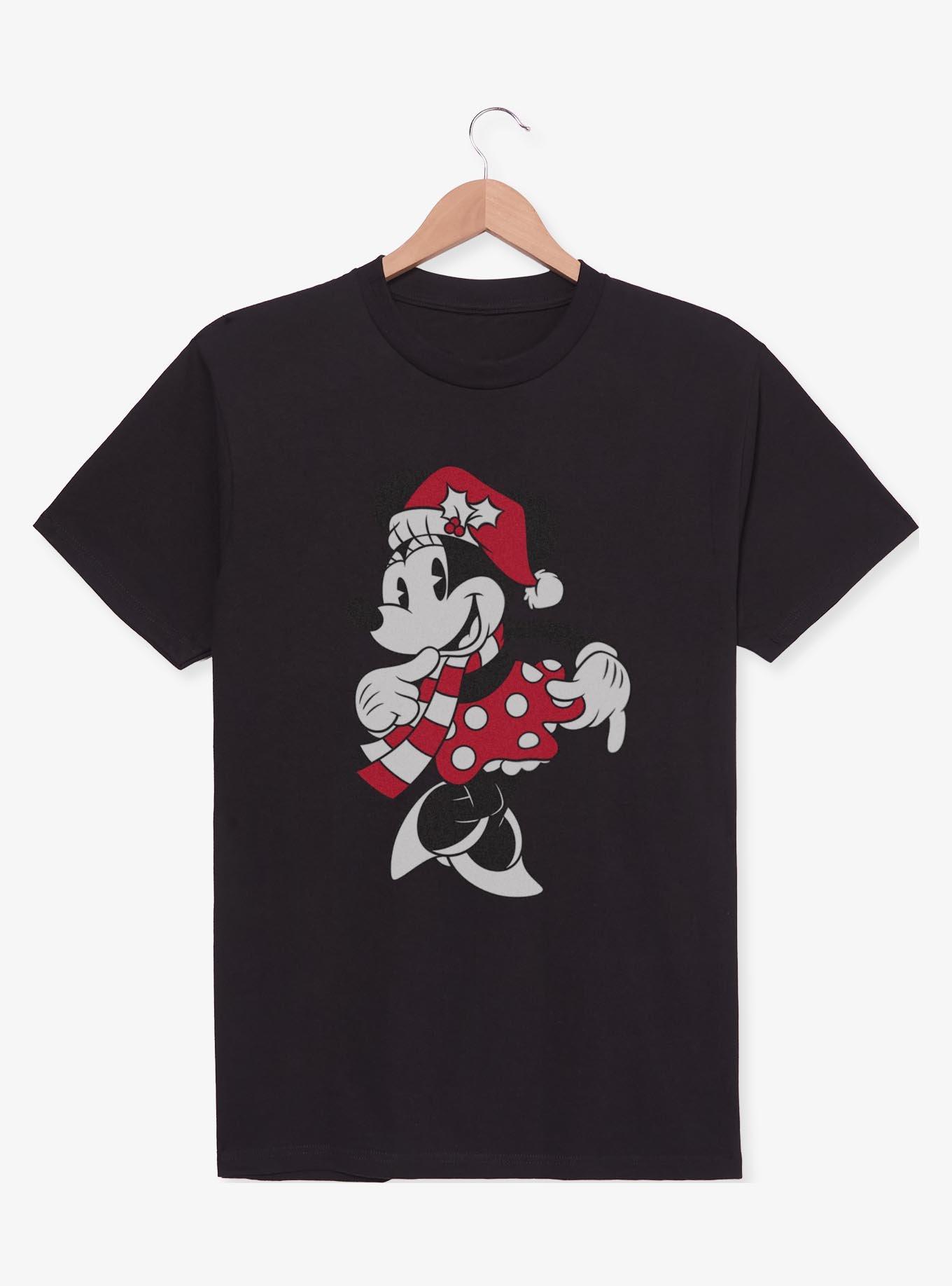 Disney Minnie Mouse Minnie Santa Hat T-Shirt,New Products : American Fashion Style Bags On Sale