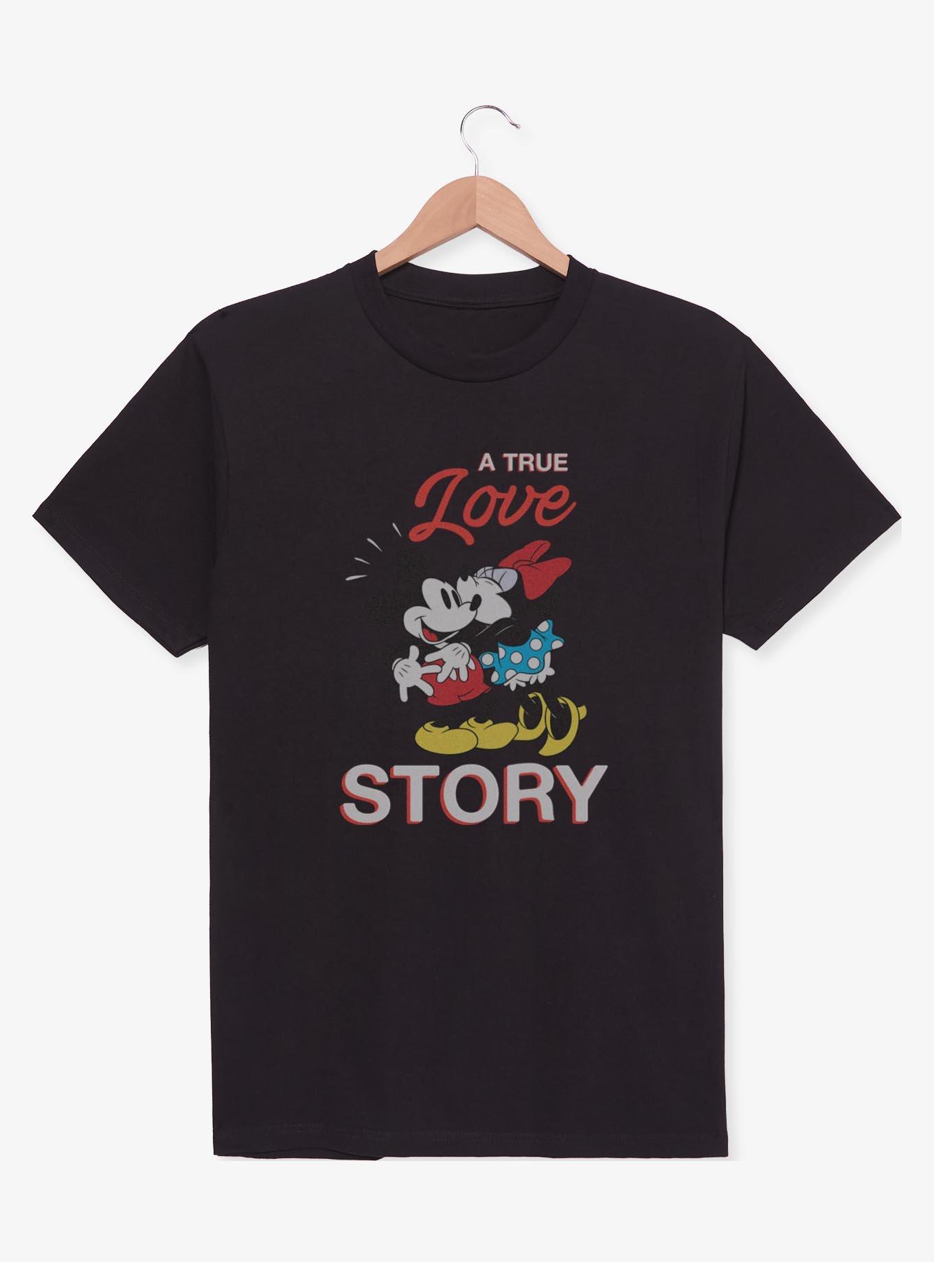Disney Mickey Mouse & Minnie True Love Story T-Shirt,New Products : American Fashion Style Bags On Sale