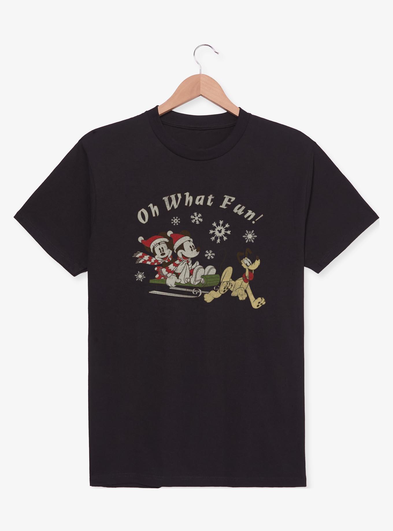 Disney Mickey Mouse Sled Dog Group T-Shirt,New Products : American Fashion Style Bags On Sale