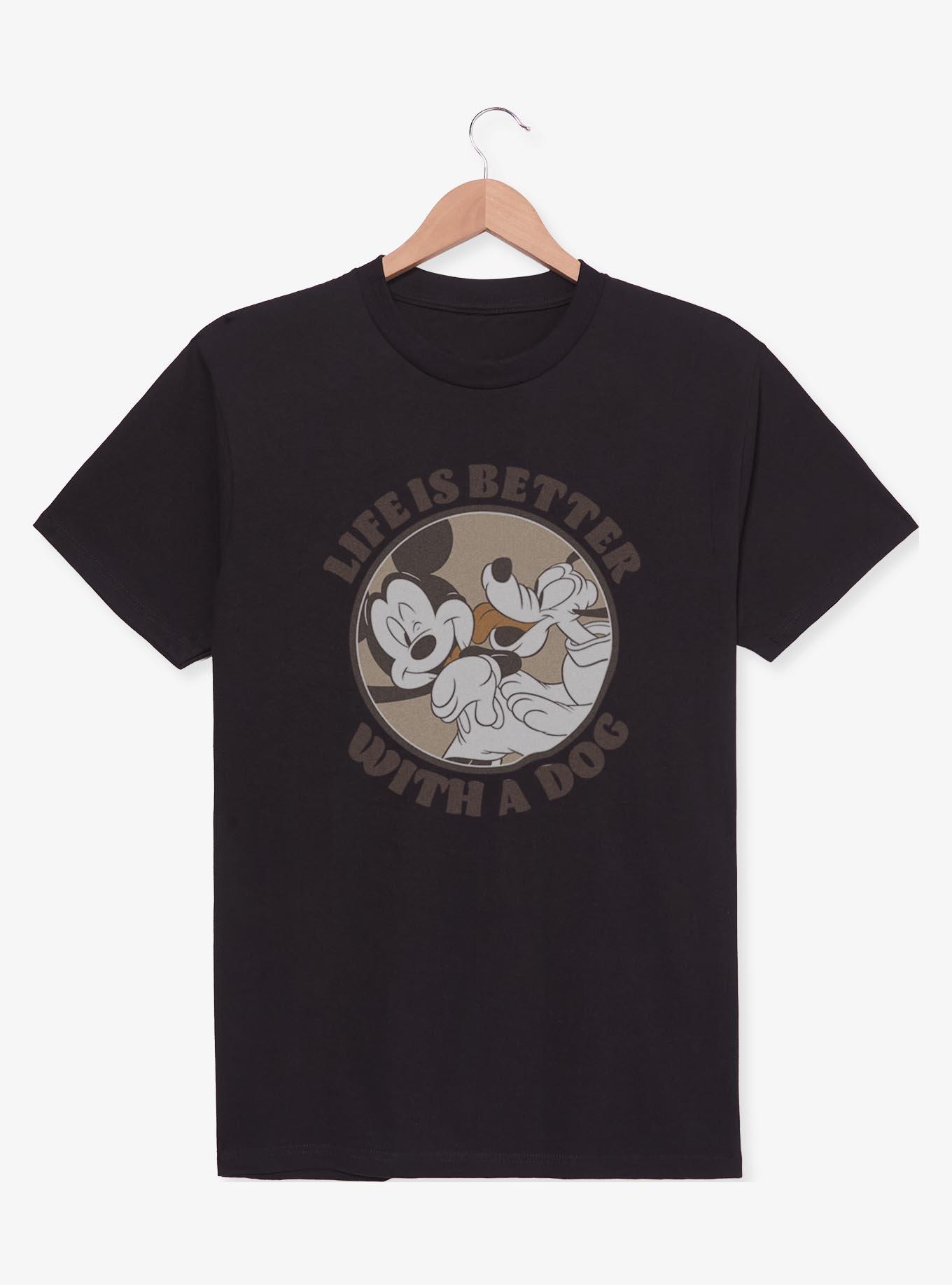 Disney Mickey Mouse Life Is Better With A Dog T-Shirt,New Products : American Fashion Style Bags On Sale