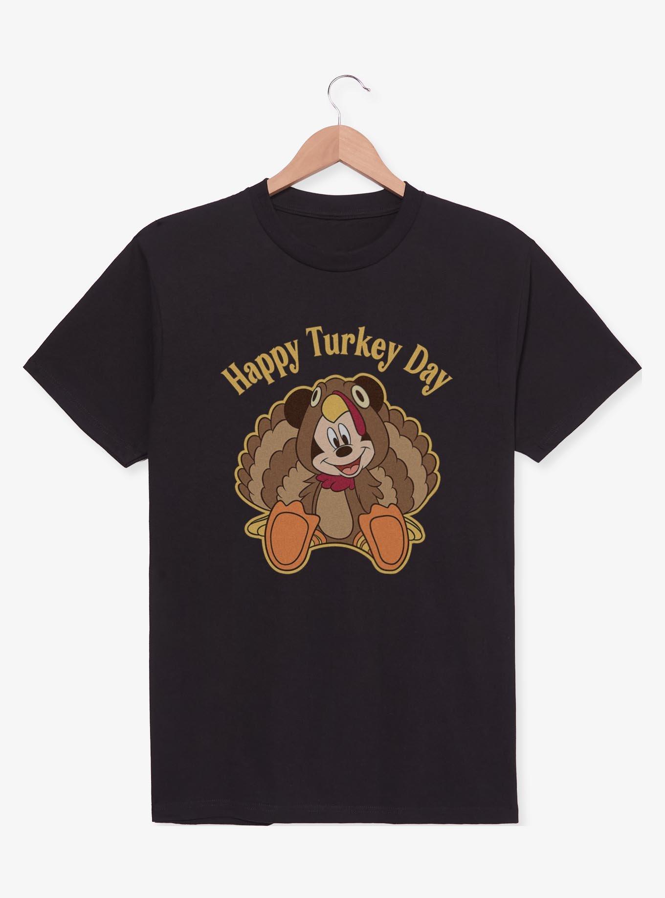 Disney Mickey Mouse Happy Turkey Day T-Shirt,New Products : American Fashion Style Bags On Sale