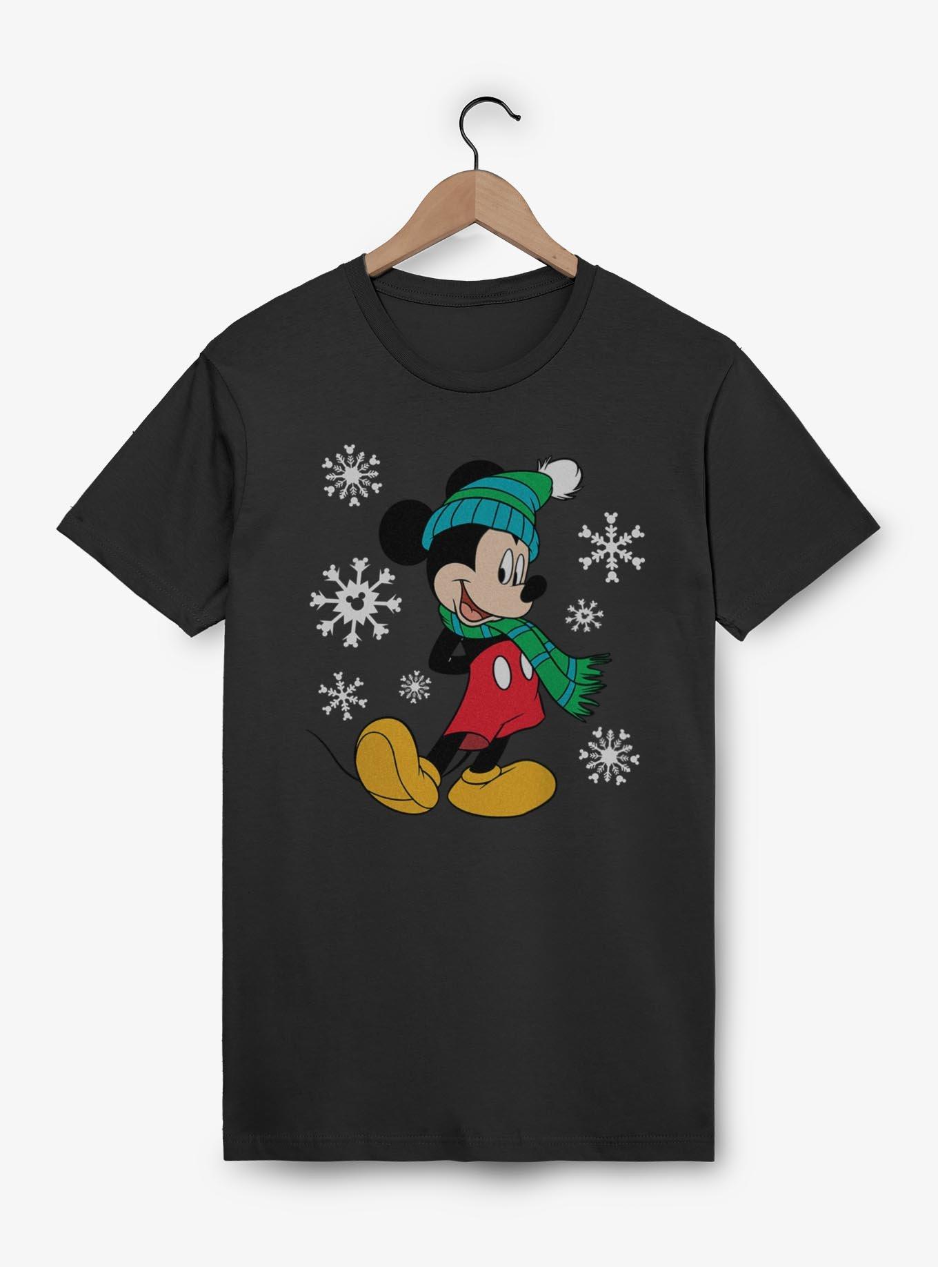 Disney Mickey Mouse Big Holiday Mickey T-Shirt, BLACK, hi-res