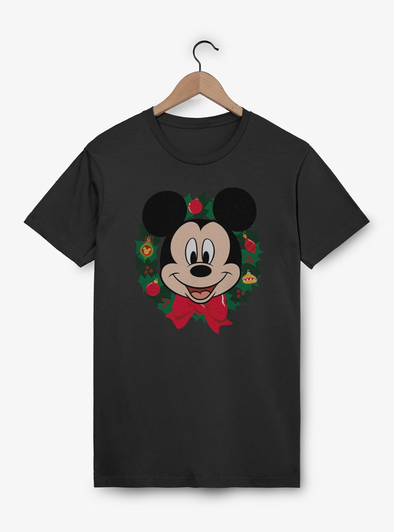 Disney Mickey Mouse Big Mickey Holiday T-Shirt, BLACK, hi-res