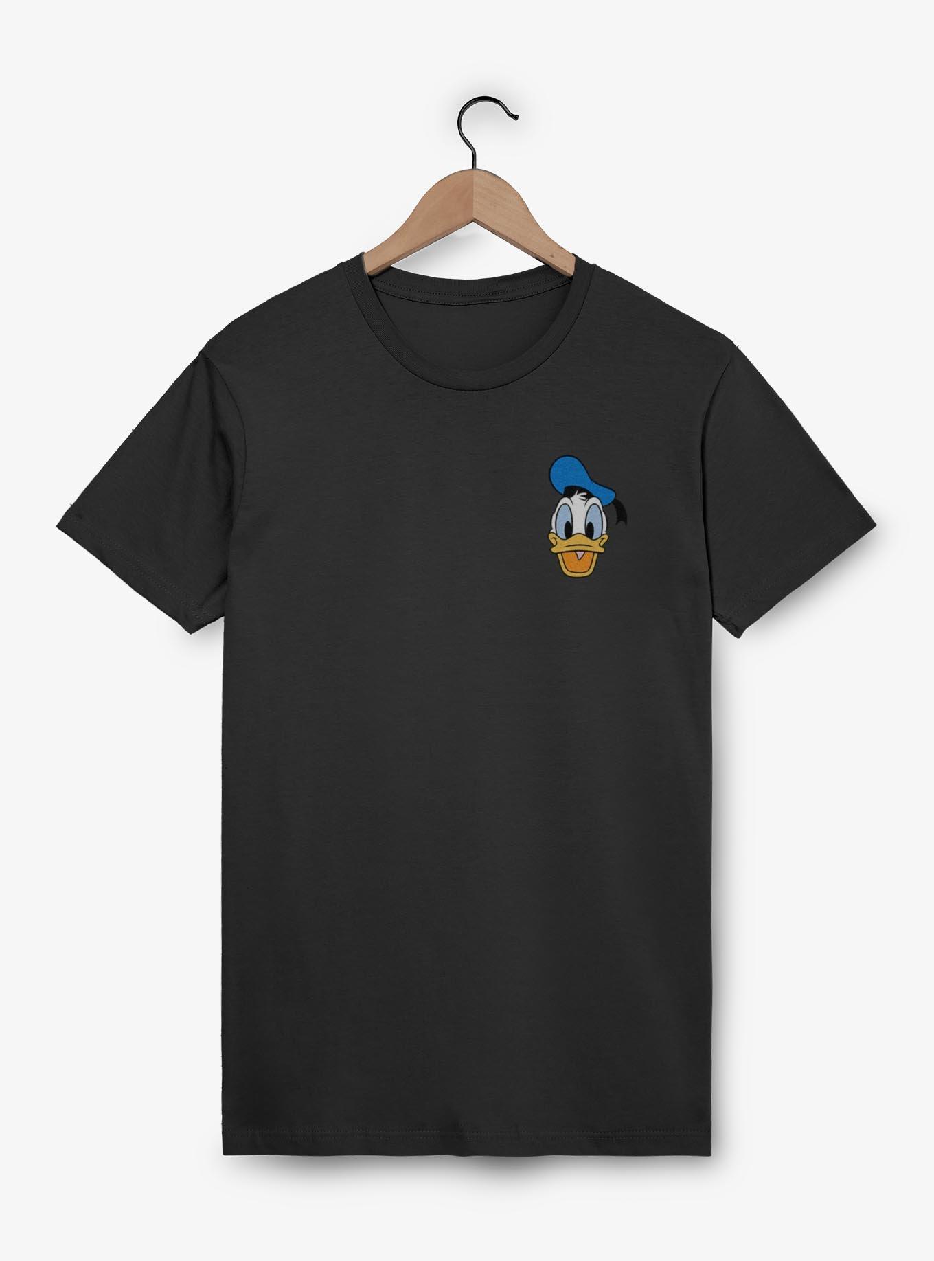 Disney Mickey Mouse Big Face Donald  T-Shirt, BLACK, hi-res