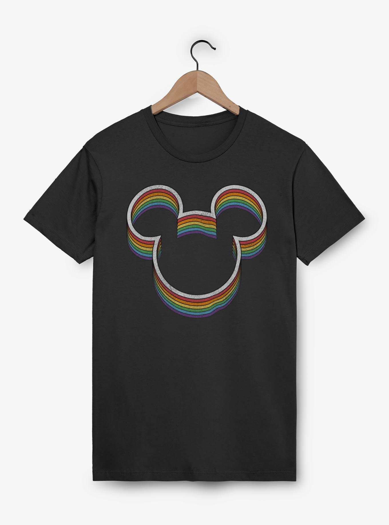 Disney Mickey Mouse Rainbow Ears  T-Shirt, BLACK, hi-res