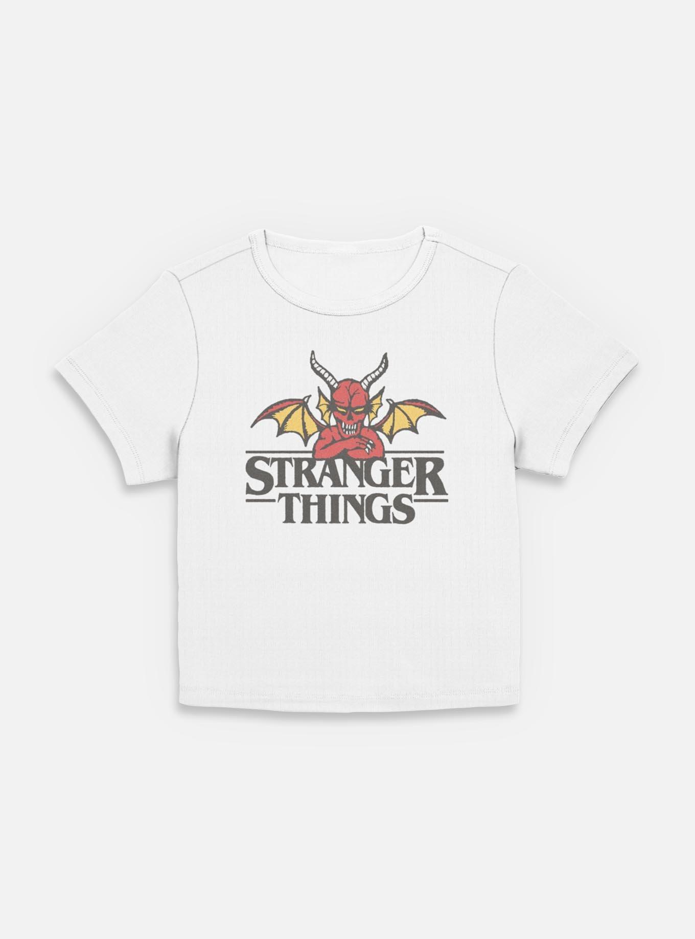 Stranger Things Hellfire Club Devil Logo Womens Baby T-Shirt,New Products : American Fashion Style Bags On Sale