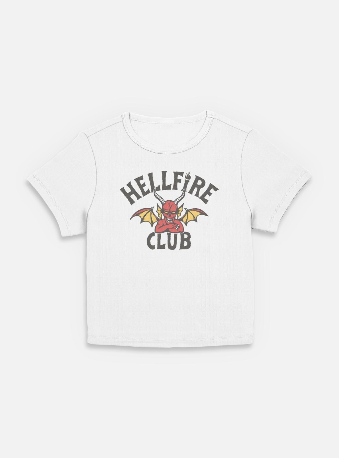 Stranger Things Devil Hellfire Club Logo Womens Baby T-Shirt, EGRET, hi-res