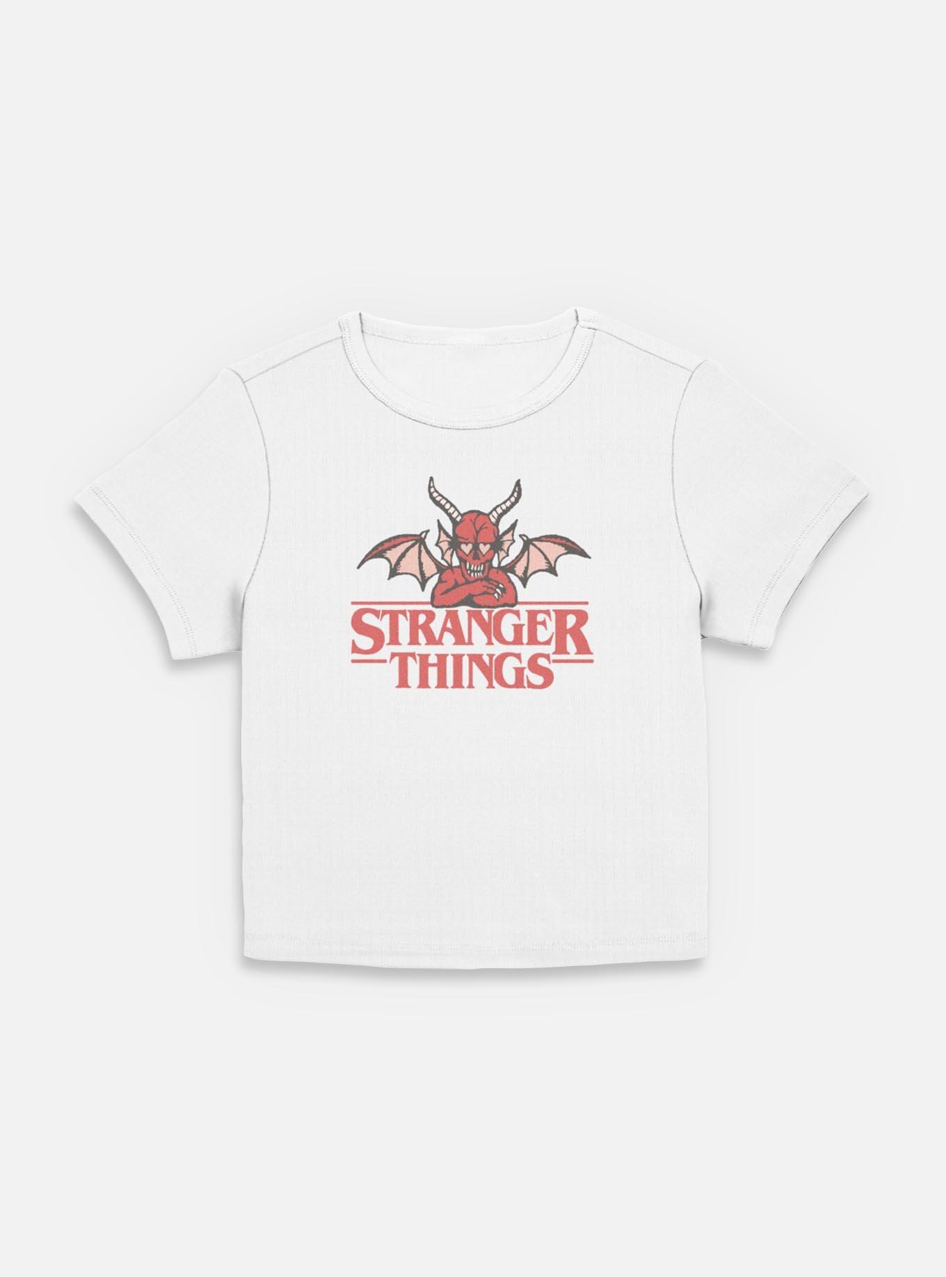 Stranger Things Hellfire Club Devil Womens Baby T-Shirt, EGRET, hi-res