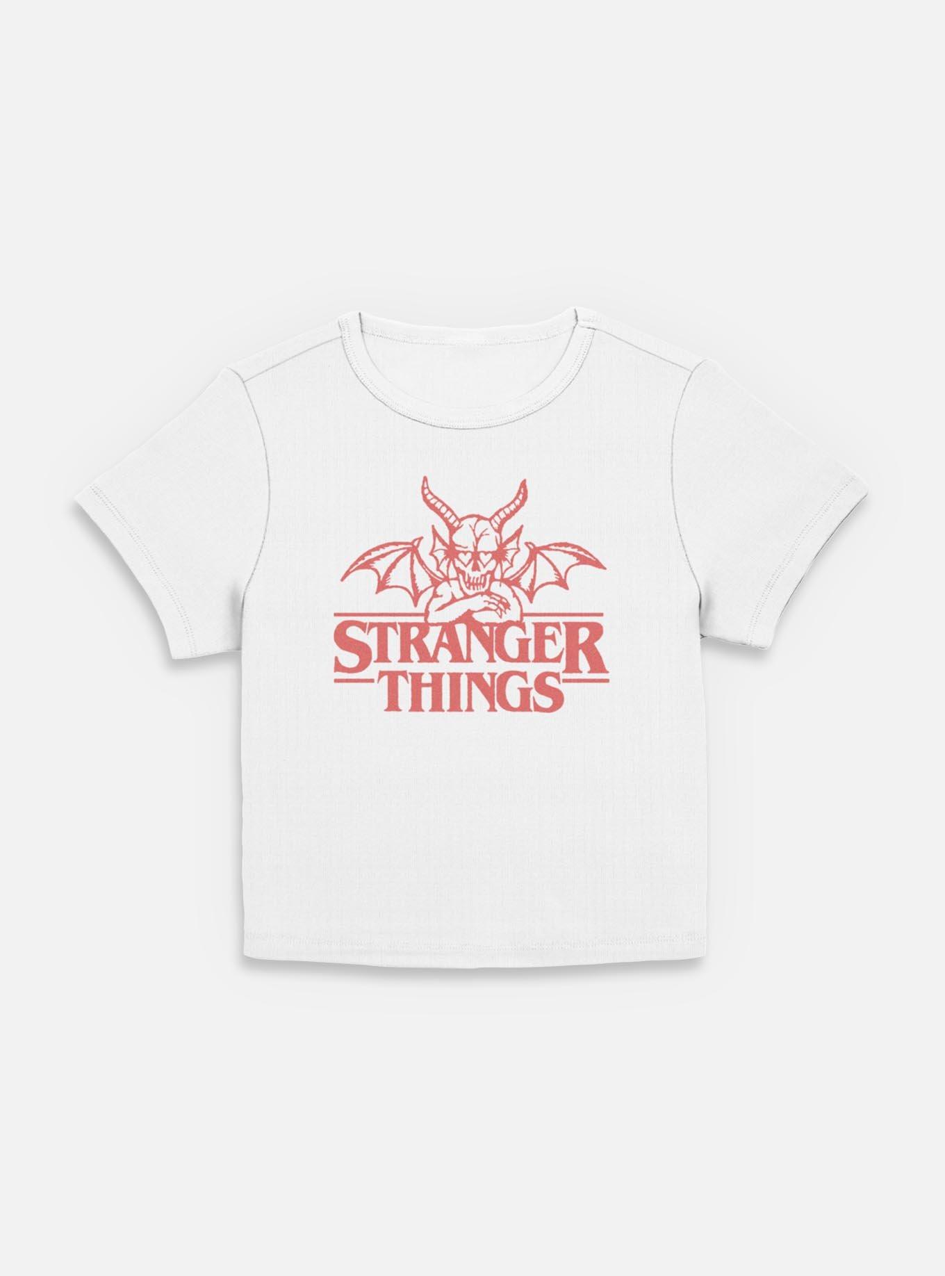 Stranger Things Hellfire Club Devil Womens Baby T-Shirt, EGRET, hi-res