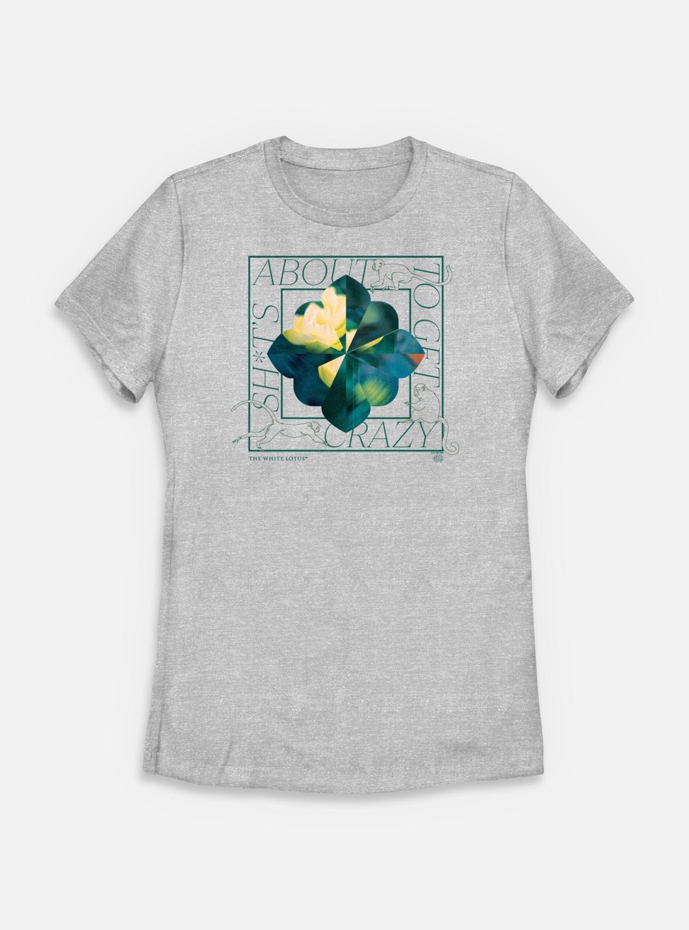 The White Lotus About To Get Crazy Womens T-Shirt,New Products : American Fashion Style Bags On Sale