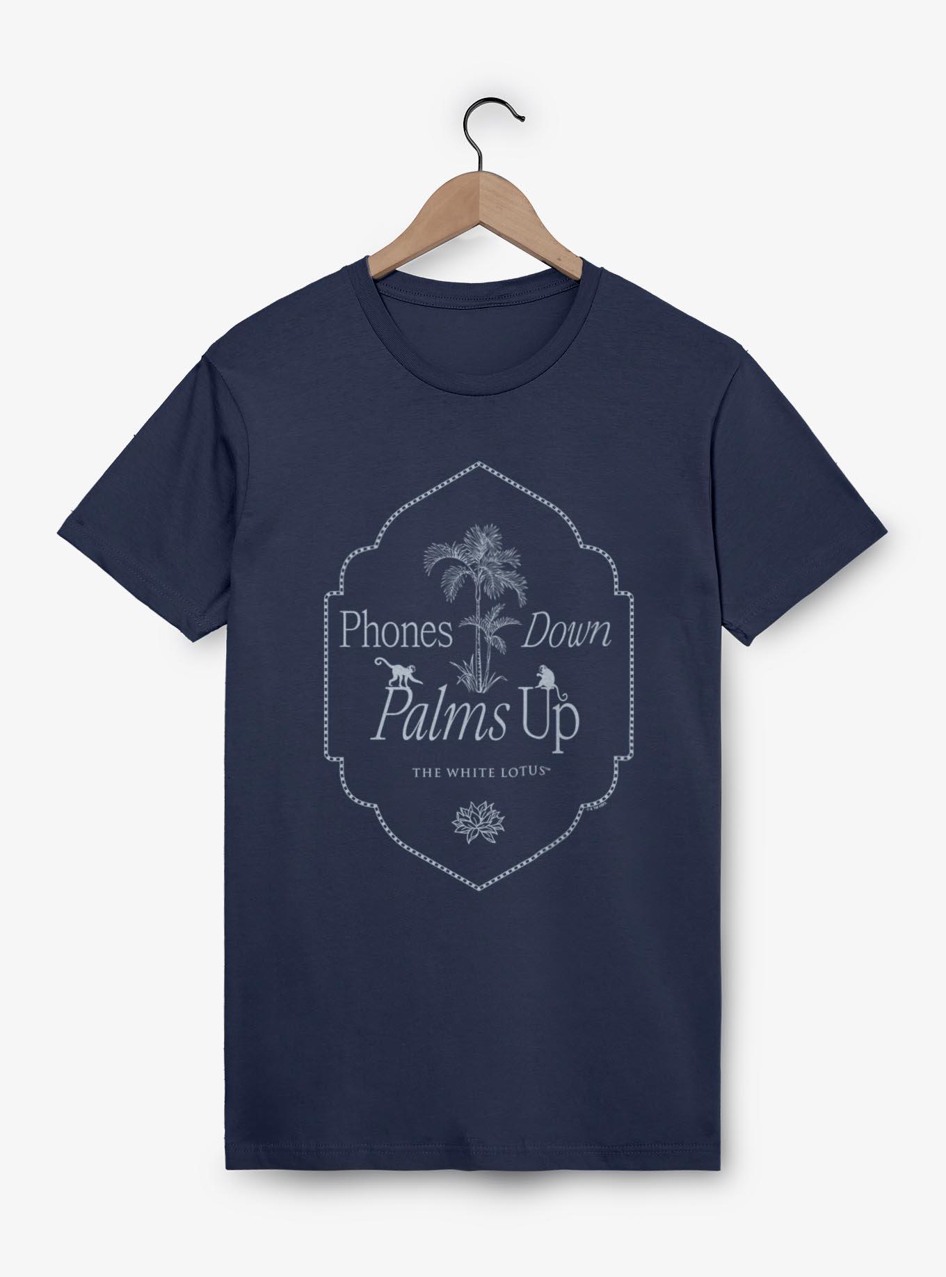 The White Lotus Phones Down Palms Up T-Shirt, , hi-res