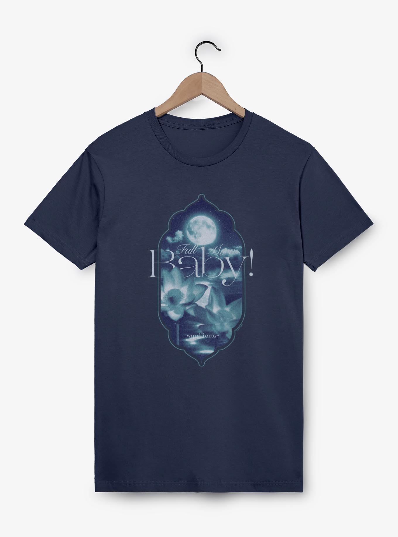 The White Lotus Full Moon Baby T-Shirt,New Products : American Fashion Style Bags On Sale