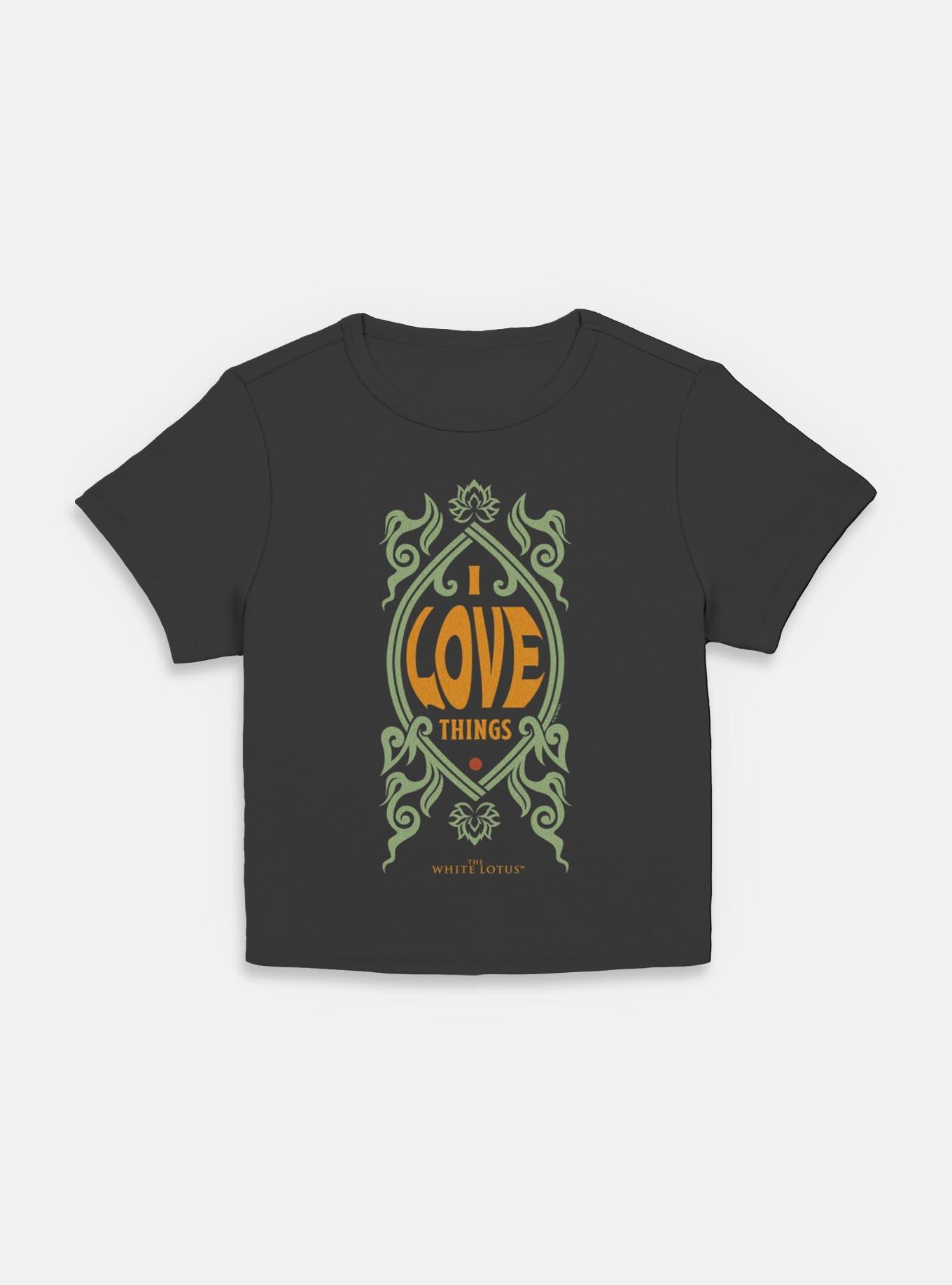 The White Lotus I Love Things Women Baby T-Shirt,New Products : American Fashion Style Bags On Sale