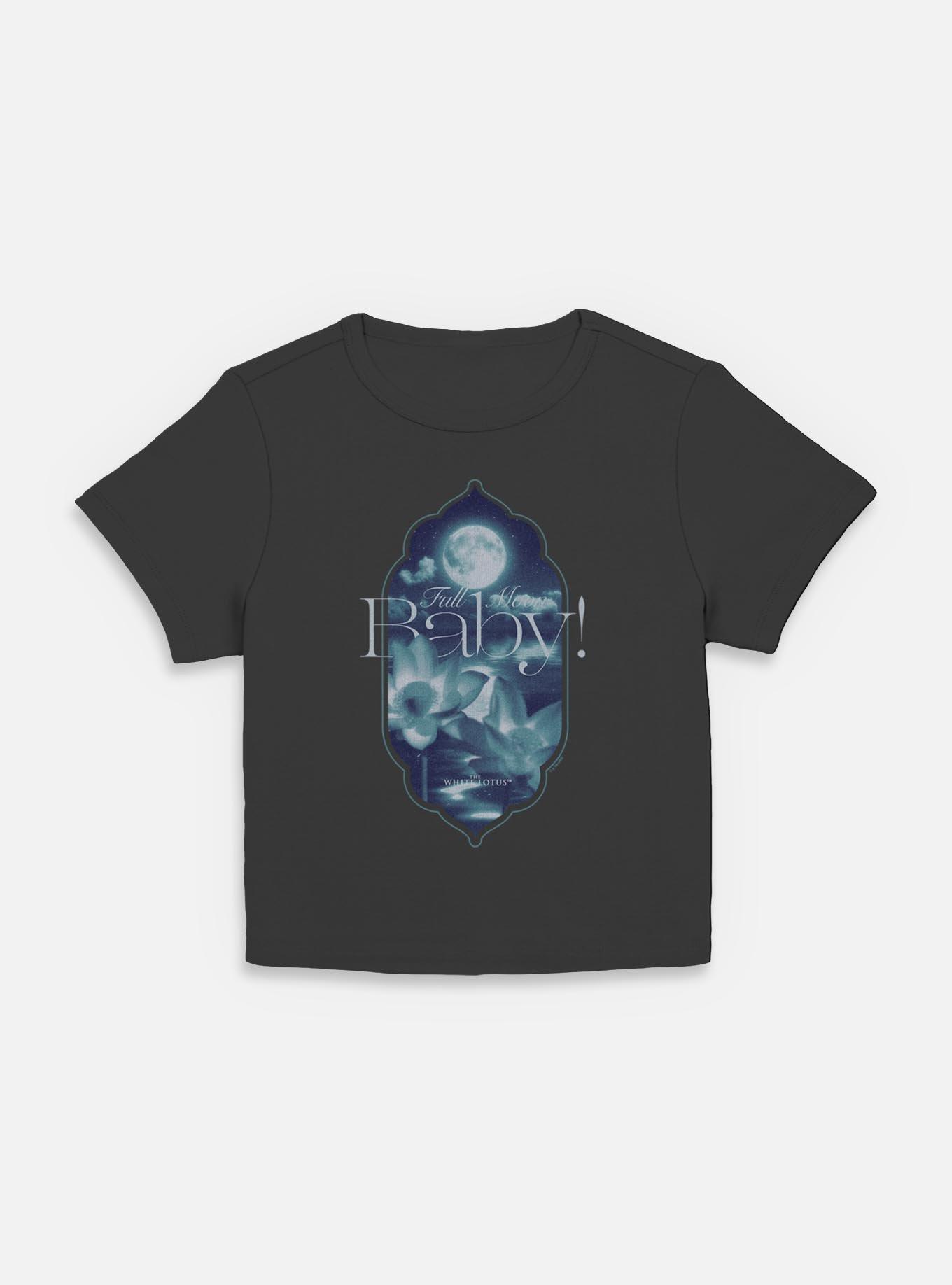 The White Lotus Full Moon Baby Women Baby T-Shirt, , hi-res