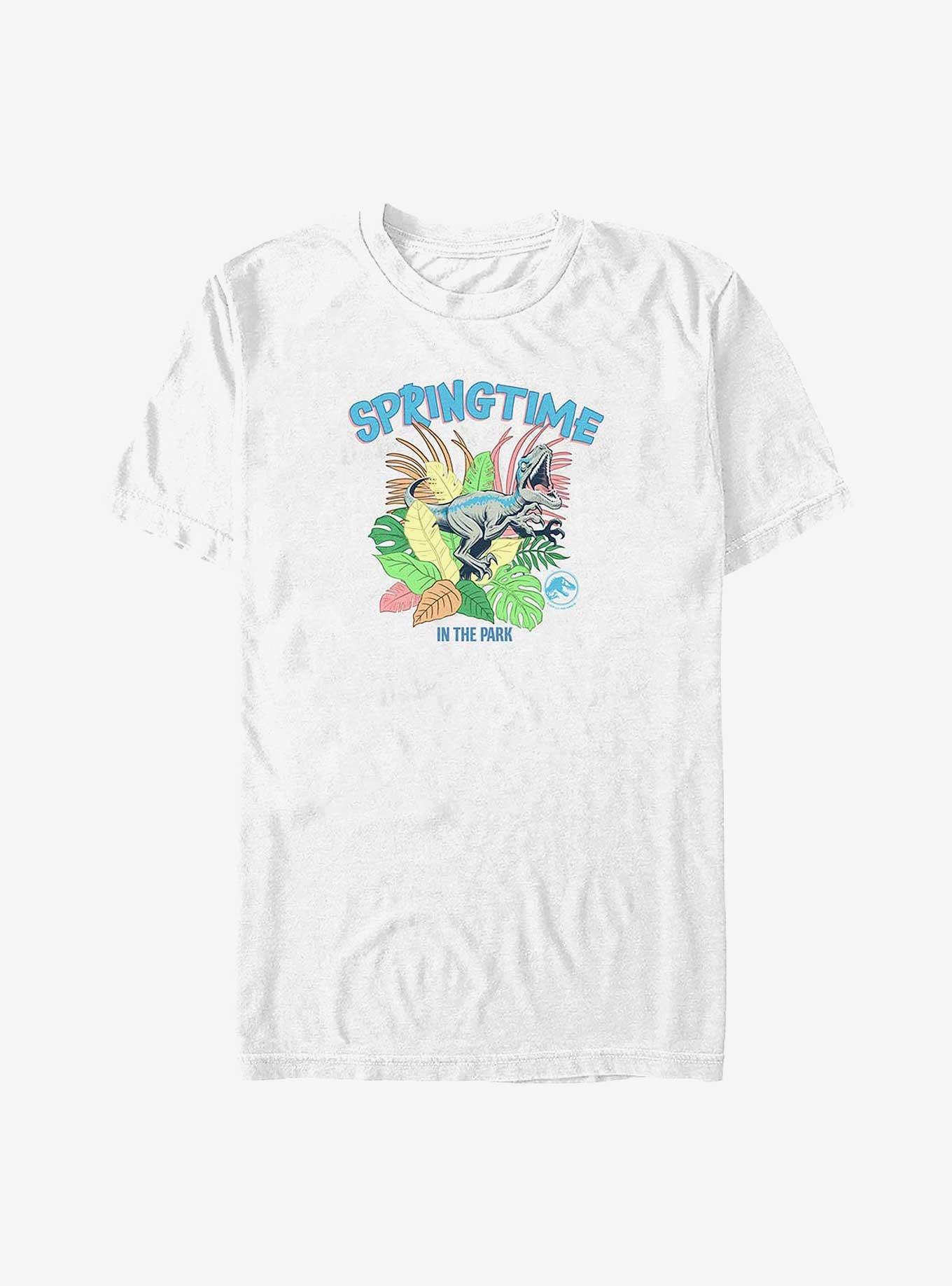 Jurassic Park Spring Raptor Big & Tall T-Shirt, WHITE, hi-res