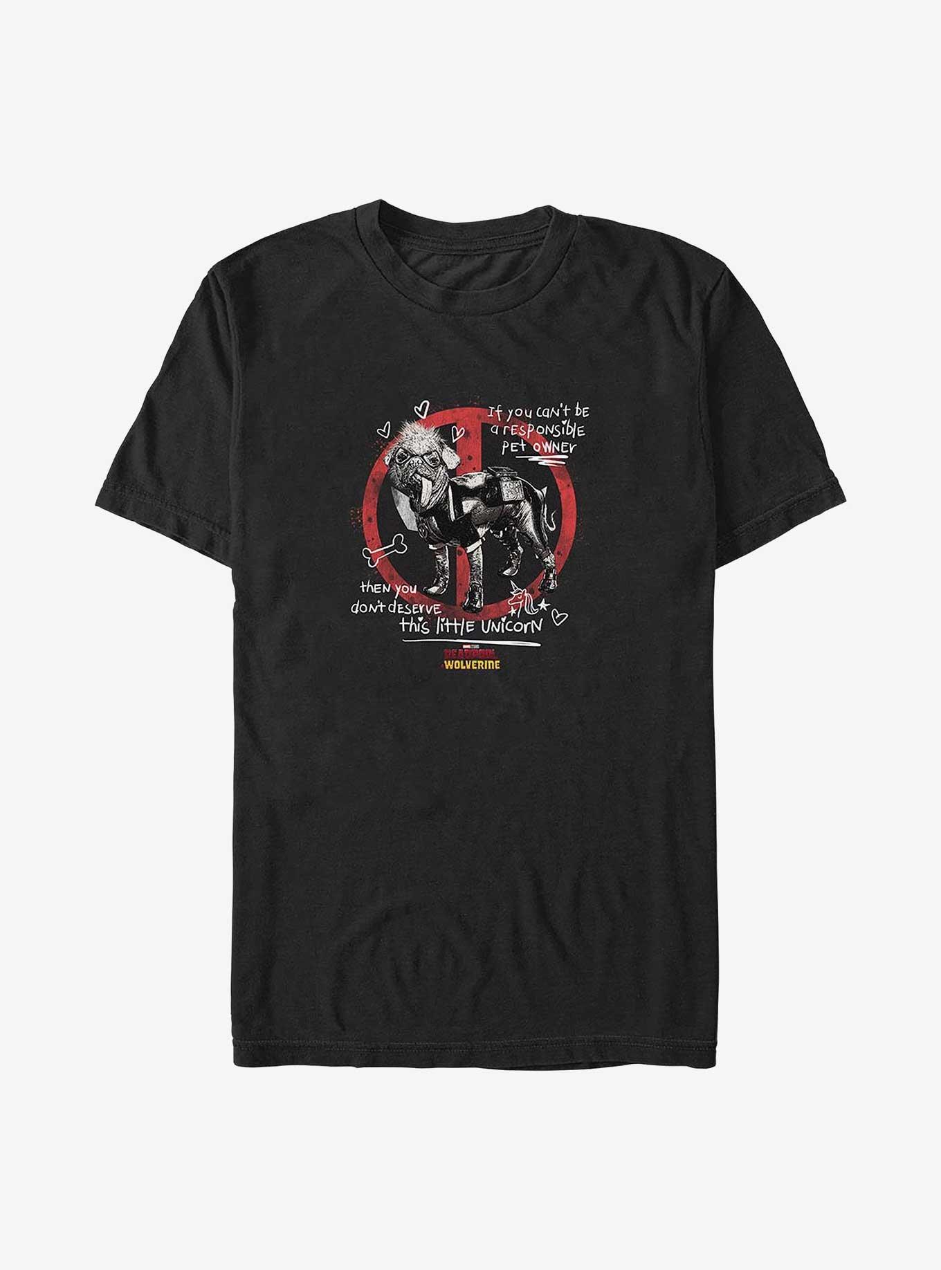 Marvel Deadpool & Wolverine Dont Deserve This Unicorn Big & Tall T-Shirt, , hi-res