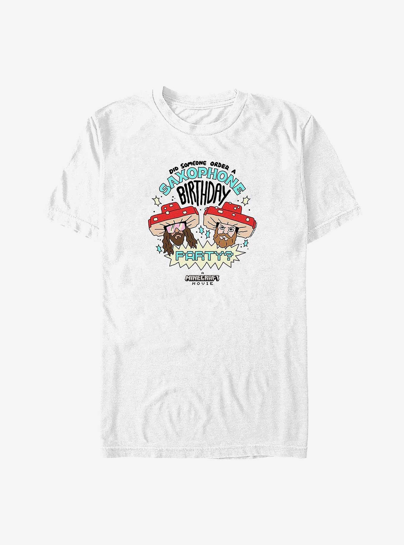 A Minecraft Movie Saxophone Birthday Big & Tall T-Shirt, , hi-res