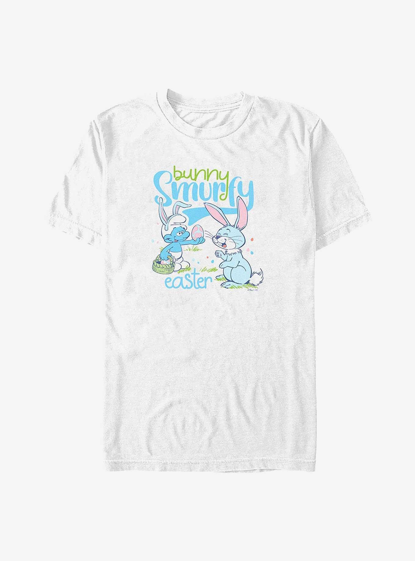The Smurfs Bunny Smurfy Big & Tall T-Shirt, WHITE, hi-res
