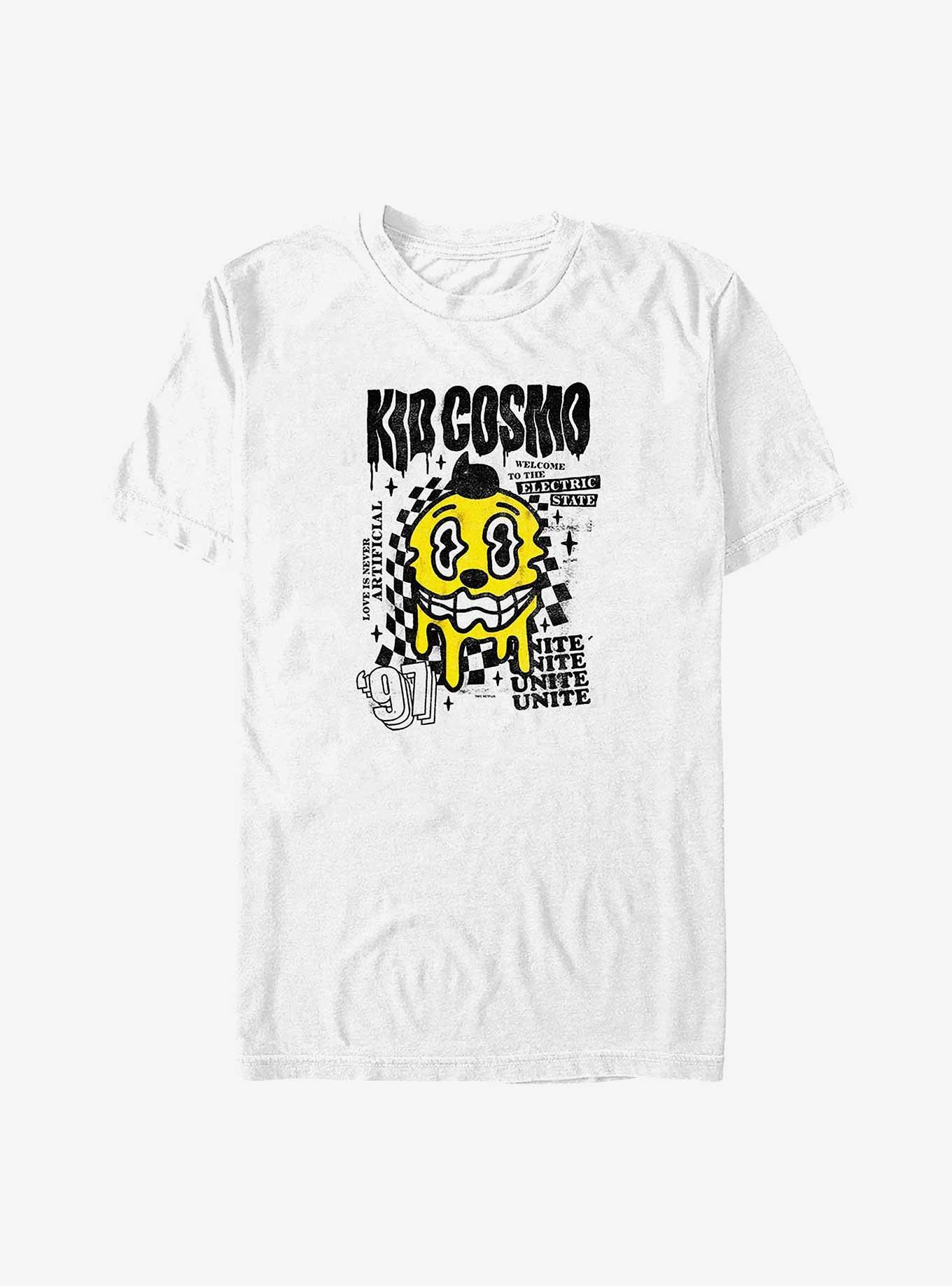 Electric State Cosmo Drip Big & Tall T-Shirt, WHITE, hi-res