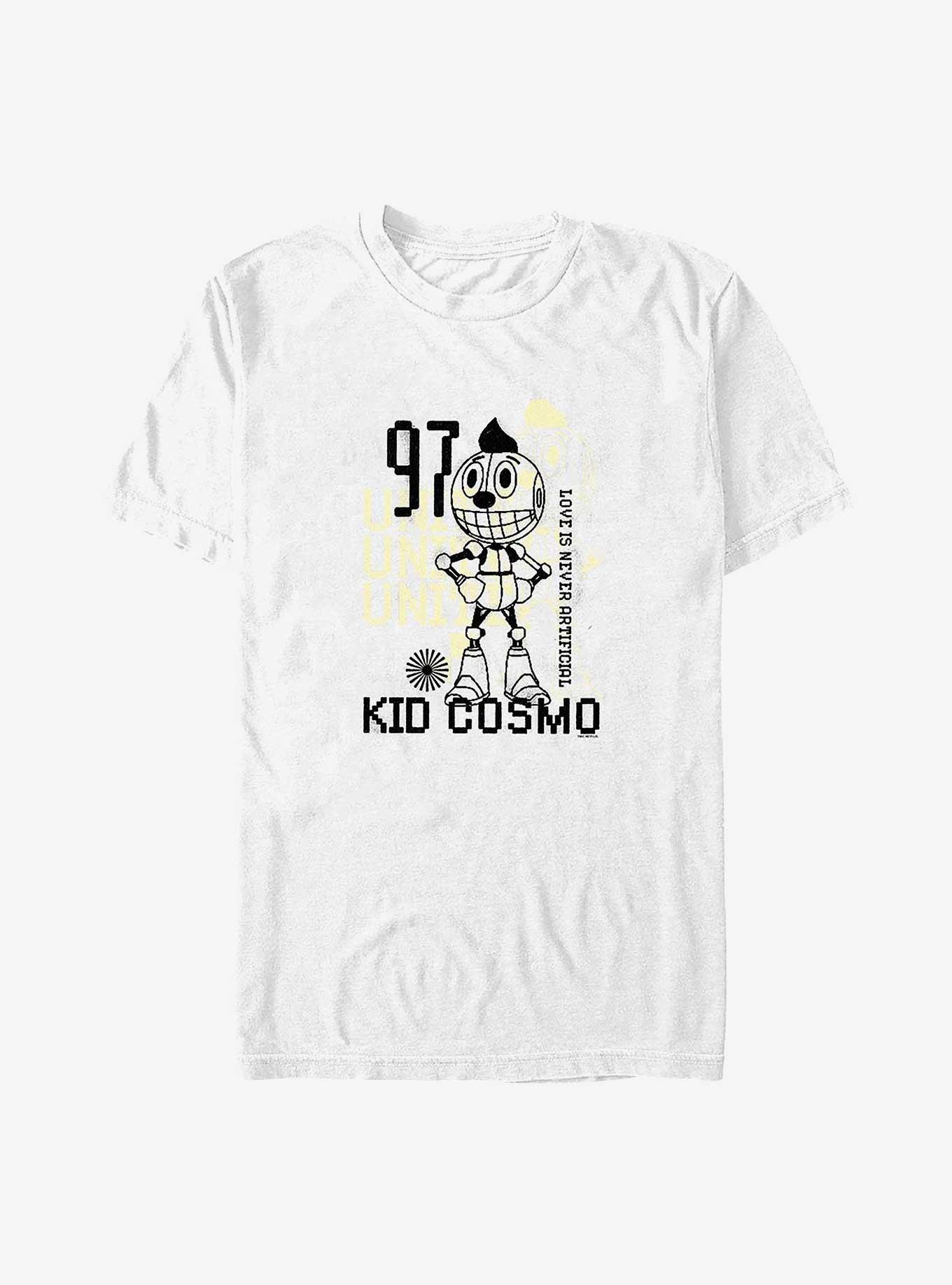Electric State Cosmo Outline Big & Tall T-Shirt, WHITE, hi-res
