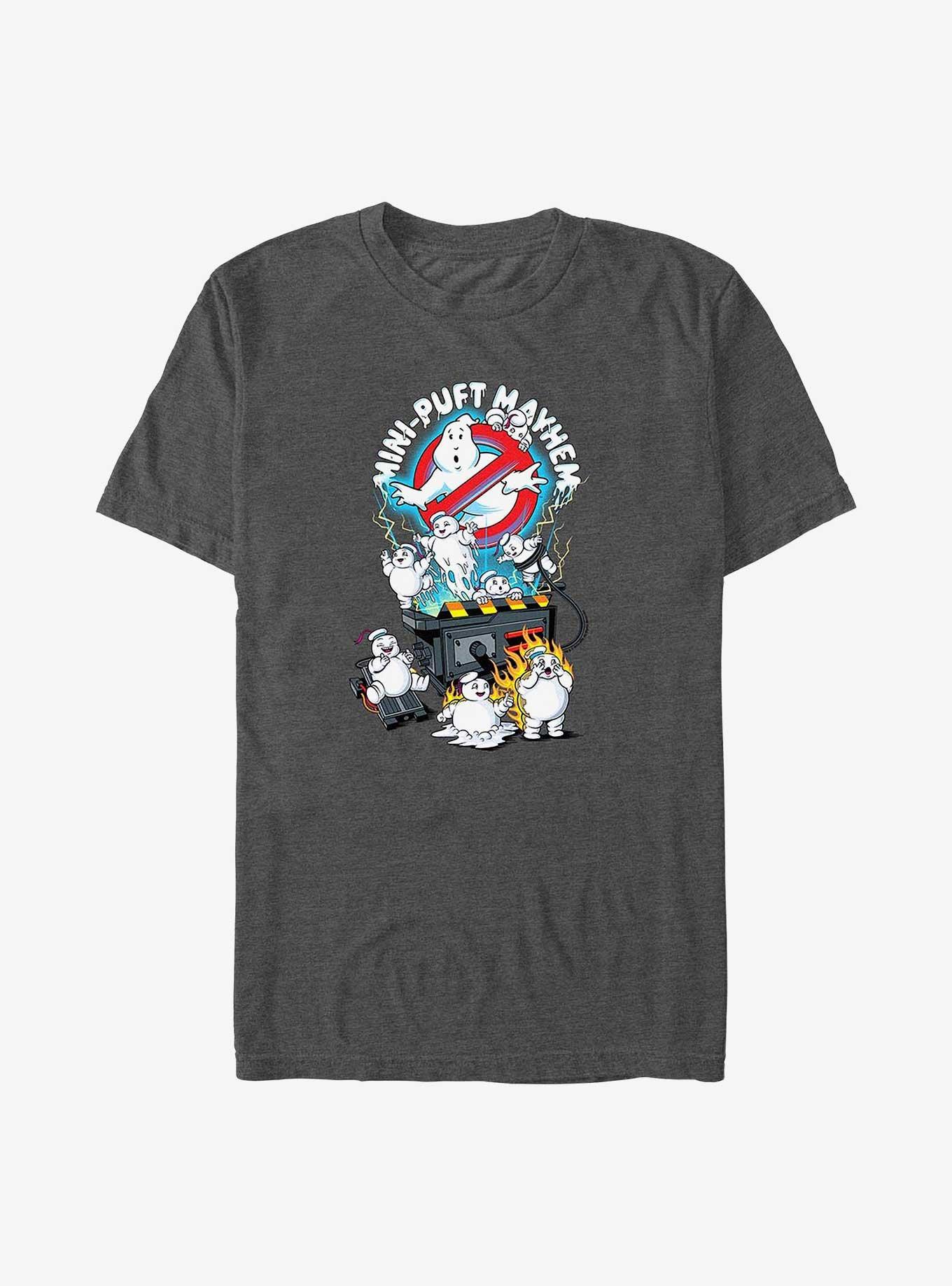 Ghostbusters: Frozen Empire Mini Puft Mayhem Big & Tall T-Shirt,New Products : American Fashion Style Bags On Sale