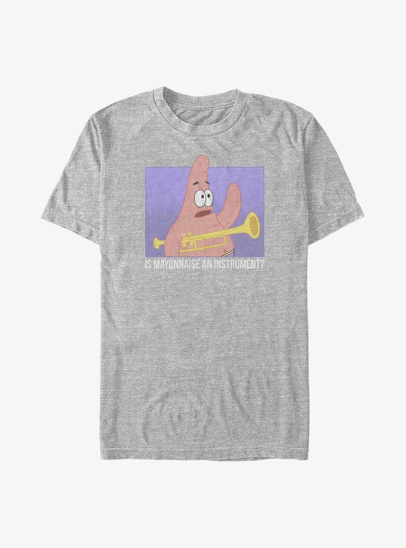 SpongeBob SquarePants Patrick Is Mayonnaise An Instrument Big & Tall T-Shirt, ATH HTR, hi-res