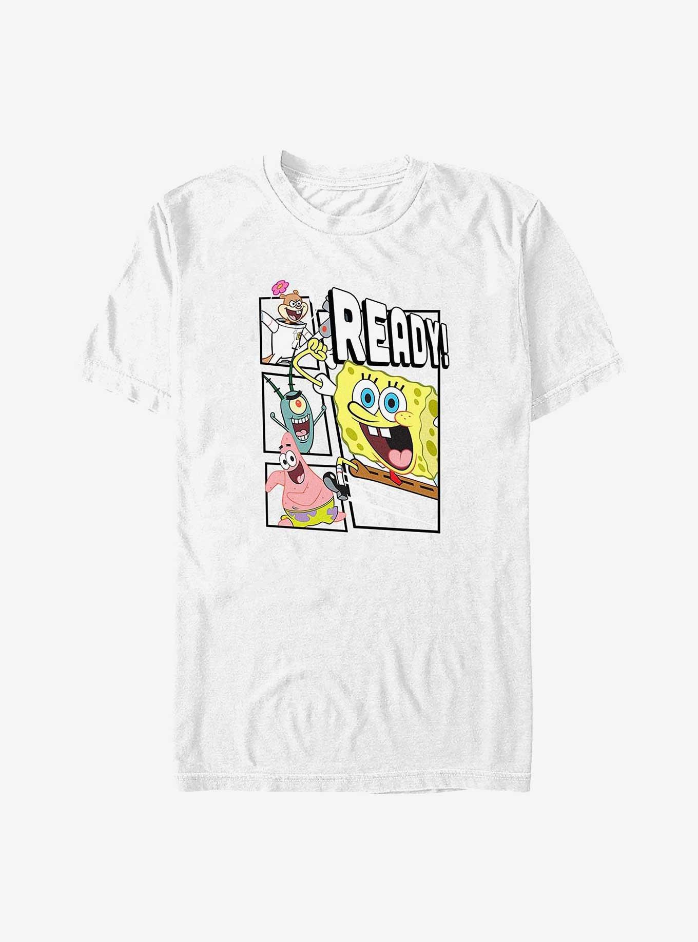 Spongebob Squarepants Ready! Big & Tall T-Shirt,New Products : American Fashion Style Bags On Sale