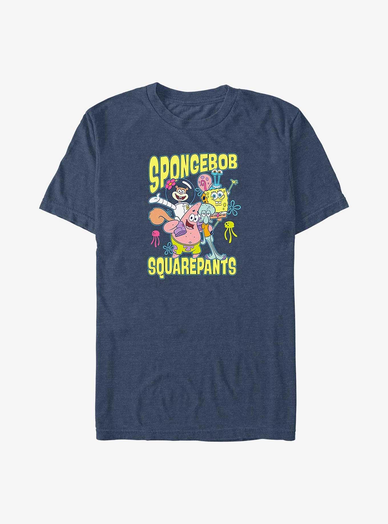 Spongebob Squarepants Group Hug Big & Tall T-Shirt,New Products : American Fashion Style Bags On Sale
