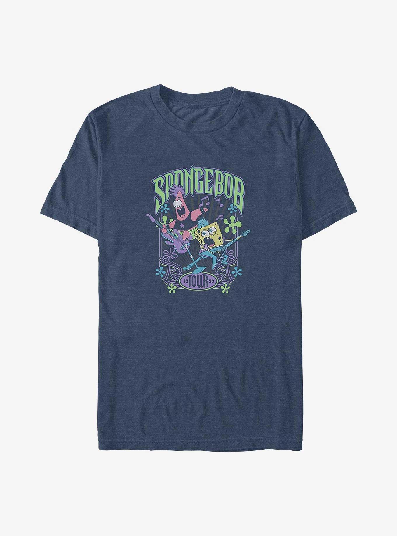 Spongebob Squarepants Rock Tour Big & Tall T-Shirt,New Products : American Fashion Style Bags On Sale