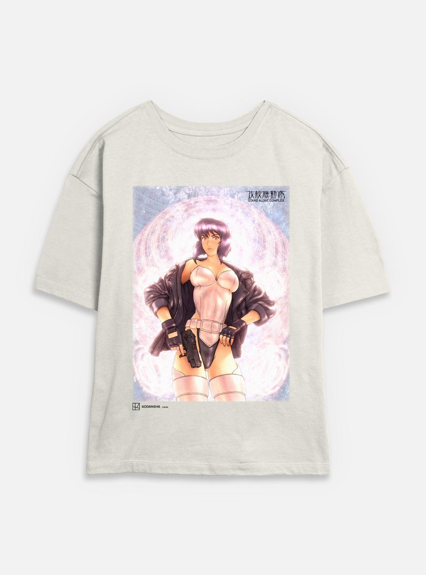 Ghost in the Shell Motoko Shining Womens Skimmer T-Shirt,New Products : American Fashion Style Bags On Sale