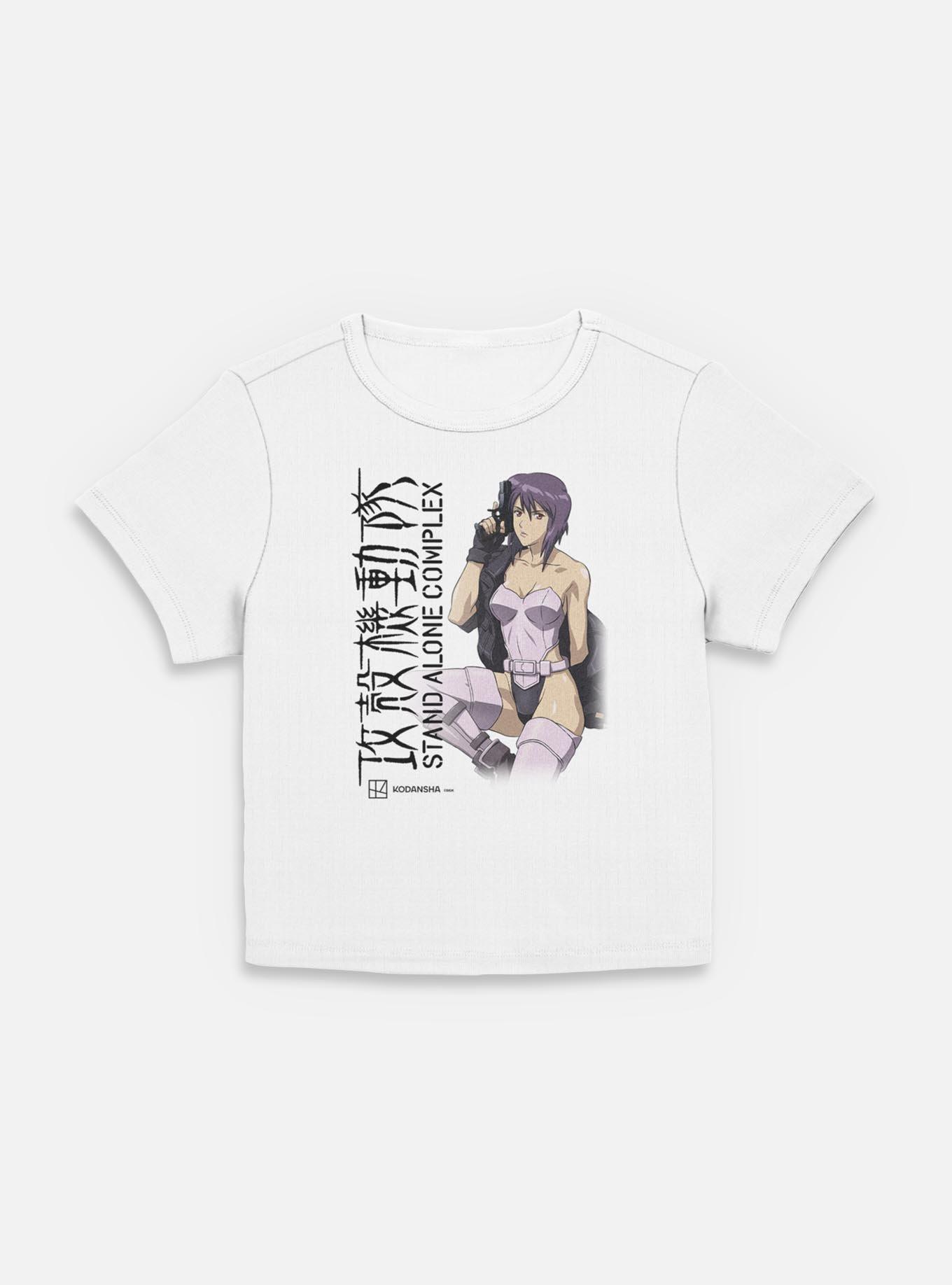 Ghost in The Shell Motoko Kusanagi Stand Alone Complex Women Baby T-Shirt,New Products : American Fashion Style Bags On Sale