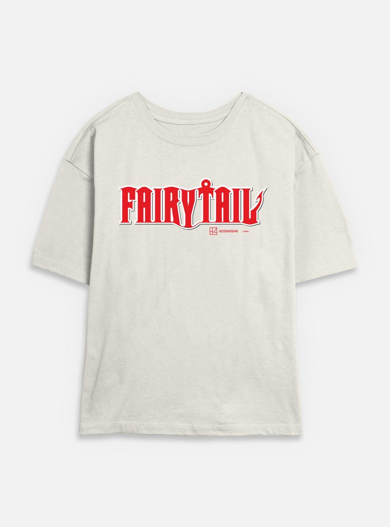 Fairy Tail Logo Womens Skimmer T-Shirt, EGRET, hi-res
