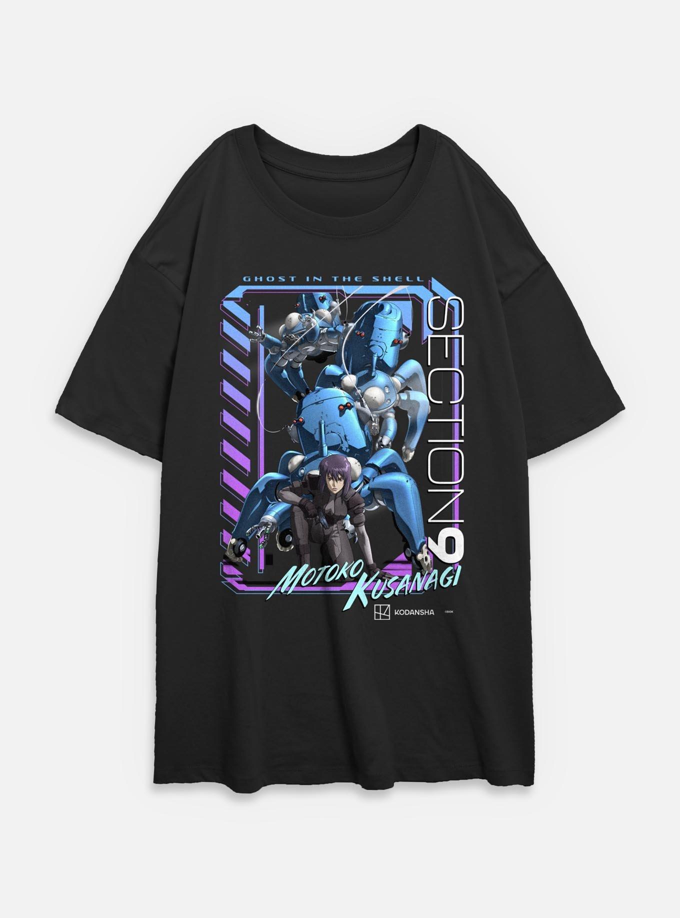 Ghost in the Shell Digi Framed Womens Oversized T-Shirt, , hi-res