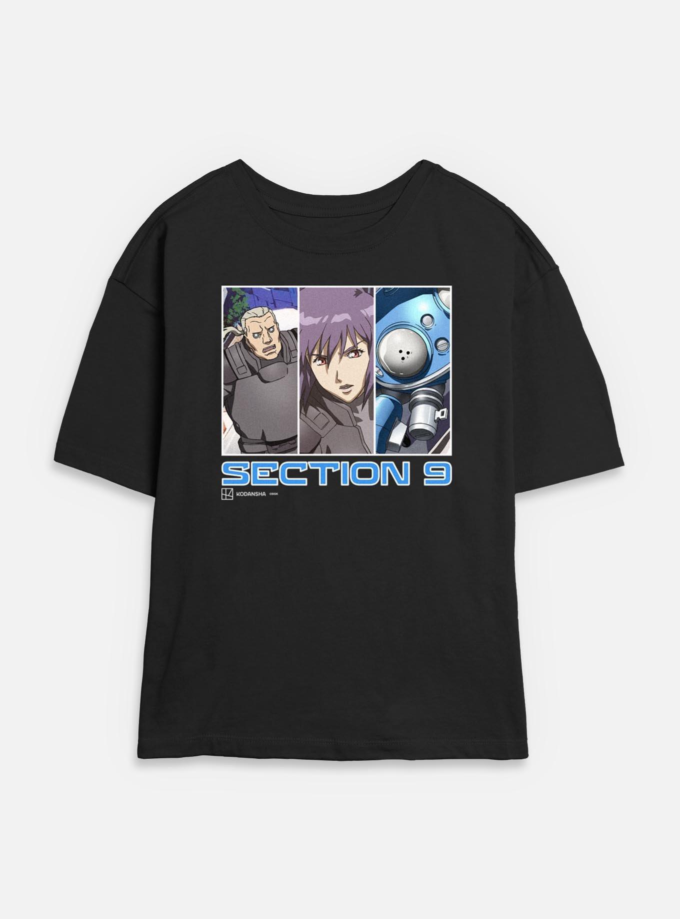 Ghost in The Shell Section 9 Team Womens Skimmer T-Shirt,New Products : American Fashion Style Bags On Sale